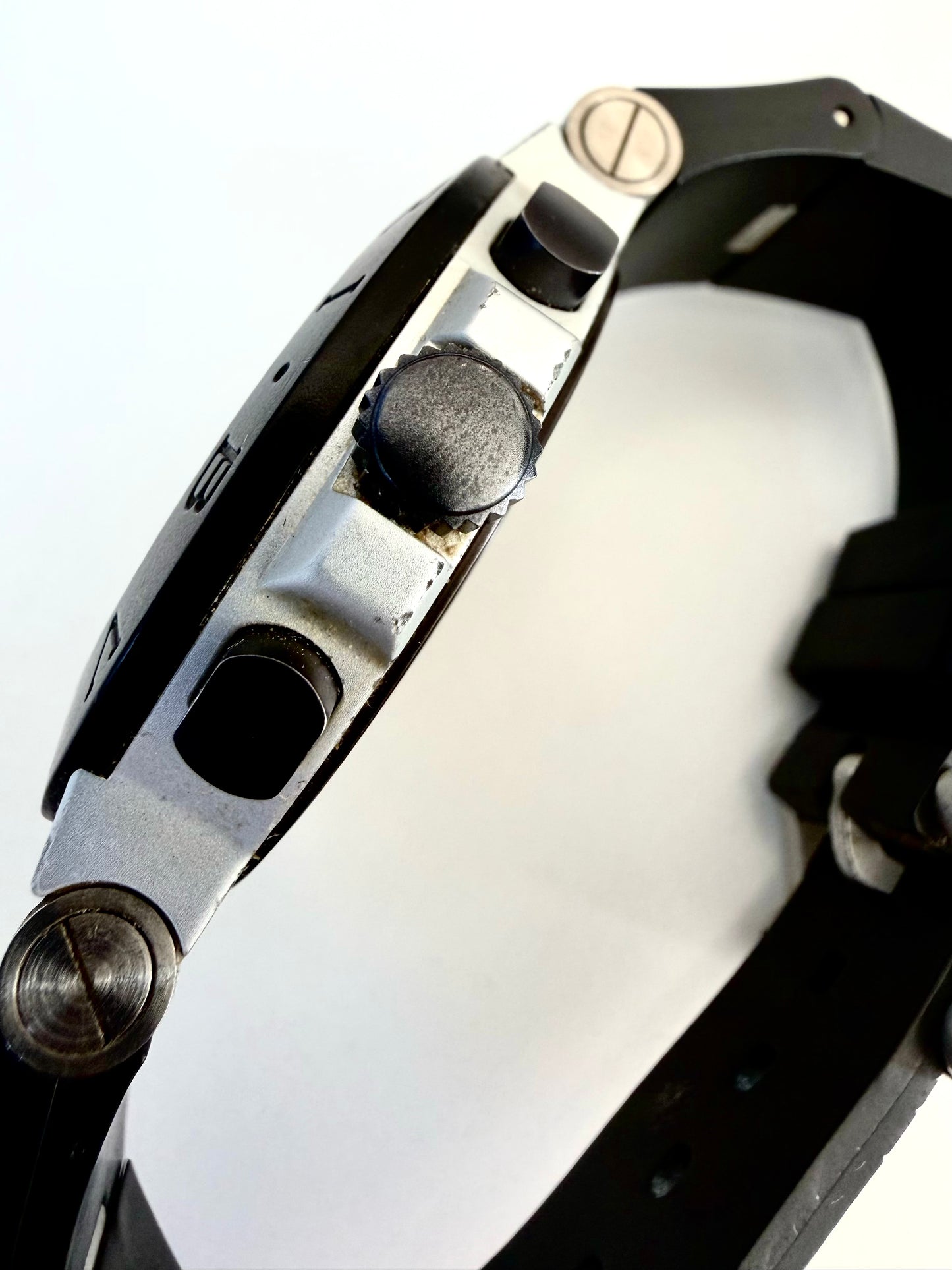 BVLGARI ALLUMINIUM CHRONOGRAPH AUTOMATIC CARBON DIAL 44mm