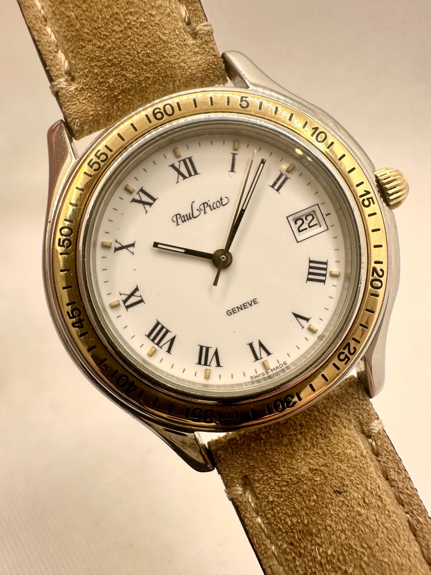 PAUL PICOT TIGER SHARK AUTOMATIC ACIER-OR