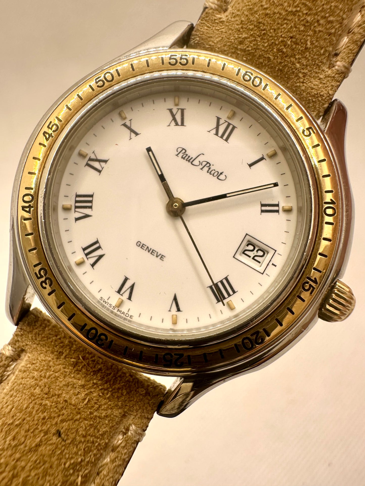 PAUL PICOT TIGER SHARK AUTOMATIC ACIER-OR