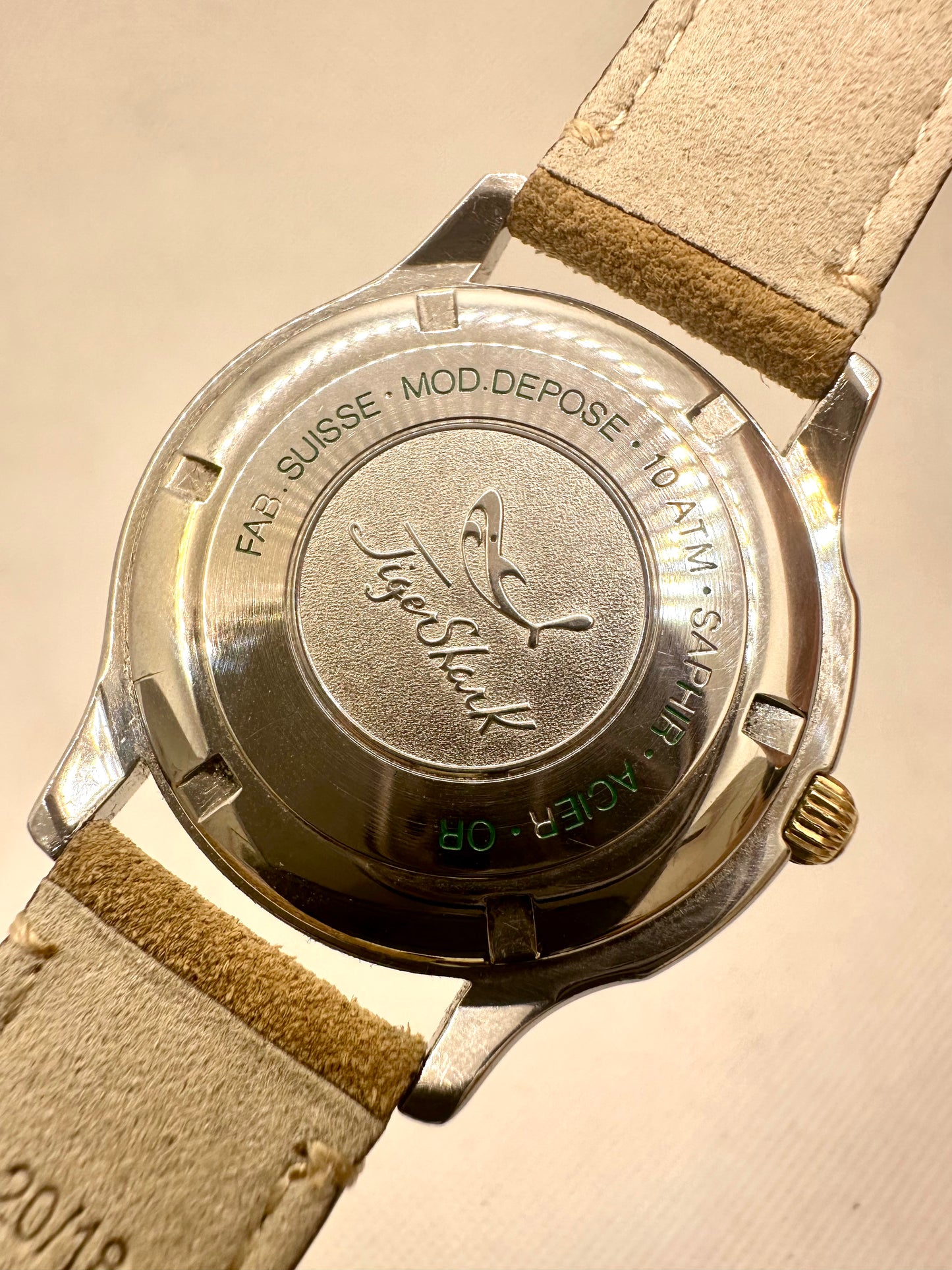 PAUL PICOT TIGER SHARK AUTOMATIC ACIER-OR