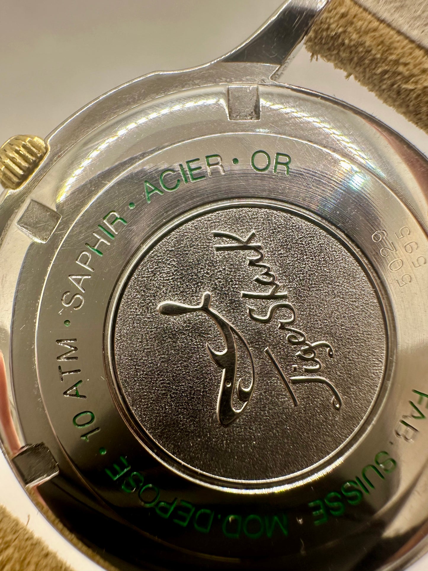 PAUL PICOT TIGER SHARK AUTOMATIC ACIER-OR