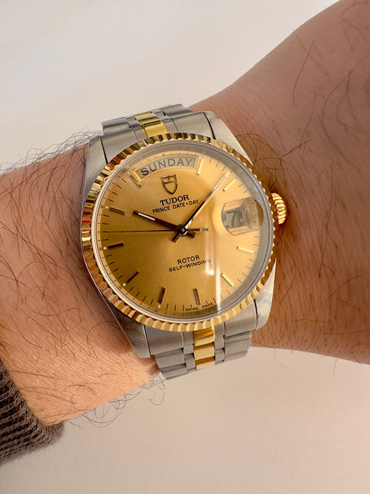 TUDOR "PRESIDENT" PRINCE DATE+DAY AUTOMATIC 36mm ref: 76213