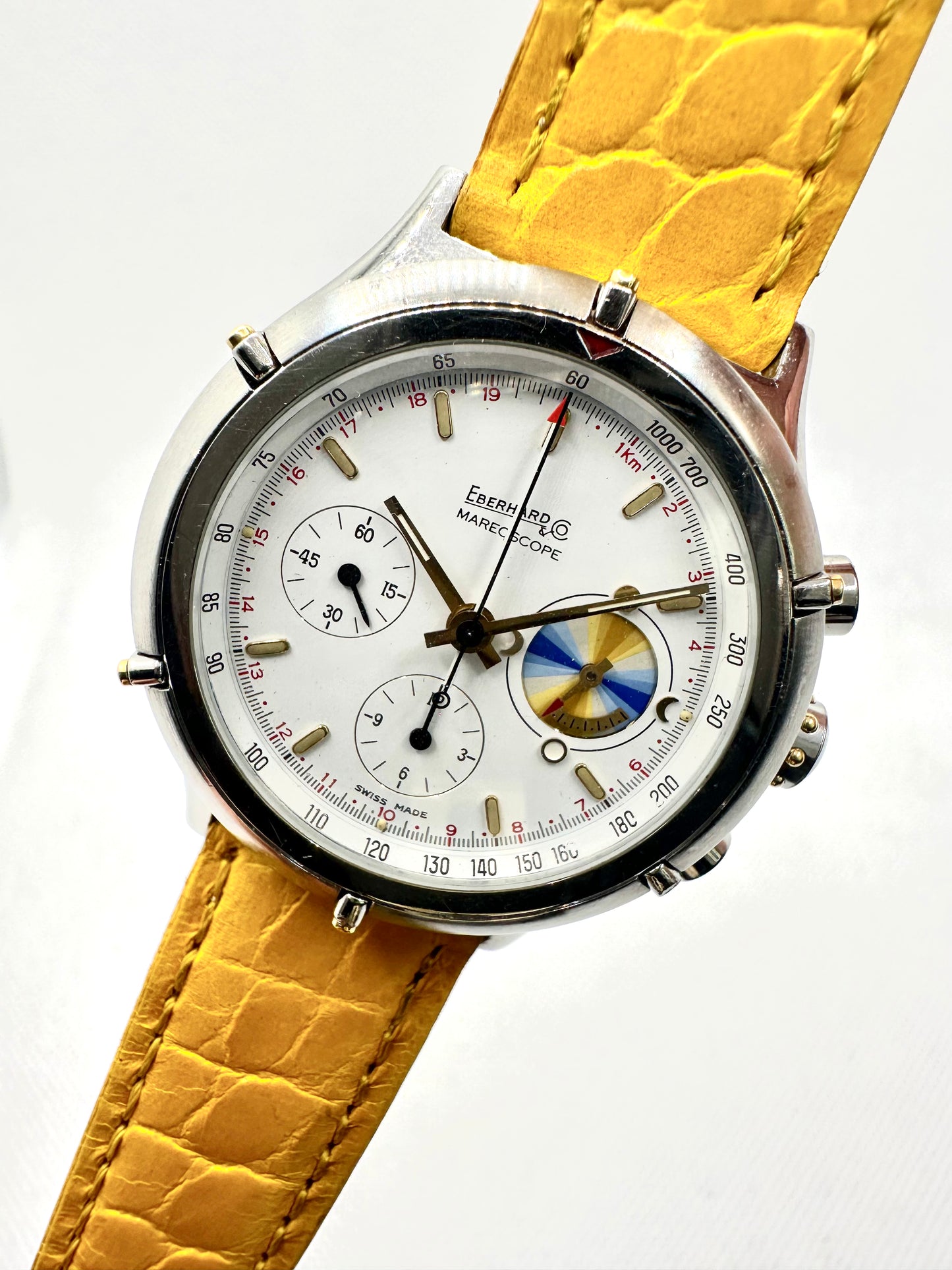 EBERHARD GRANDE CROISIERE MAREOSCOPE CHRONOGRAPH LEMANIA 5100