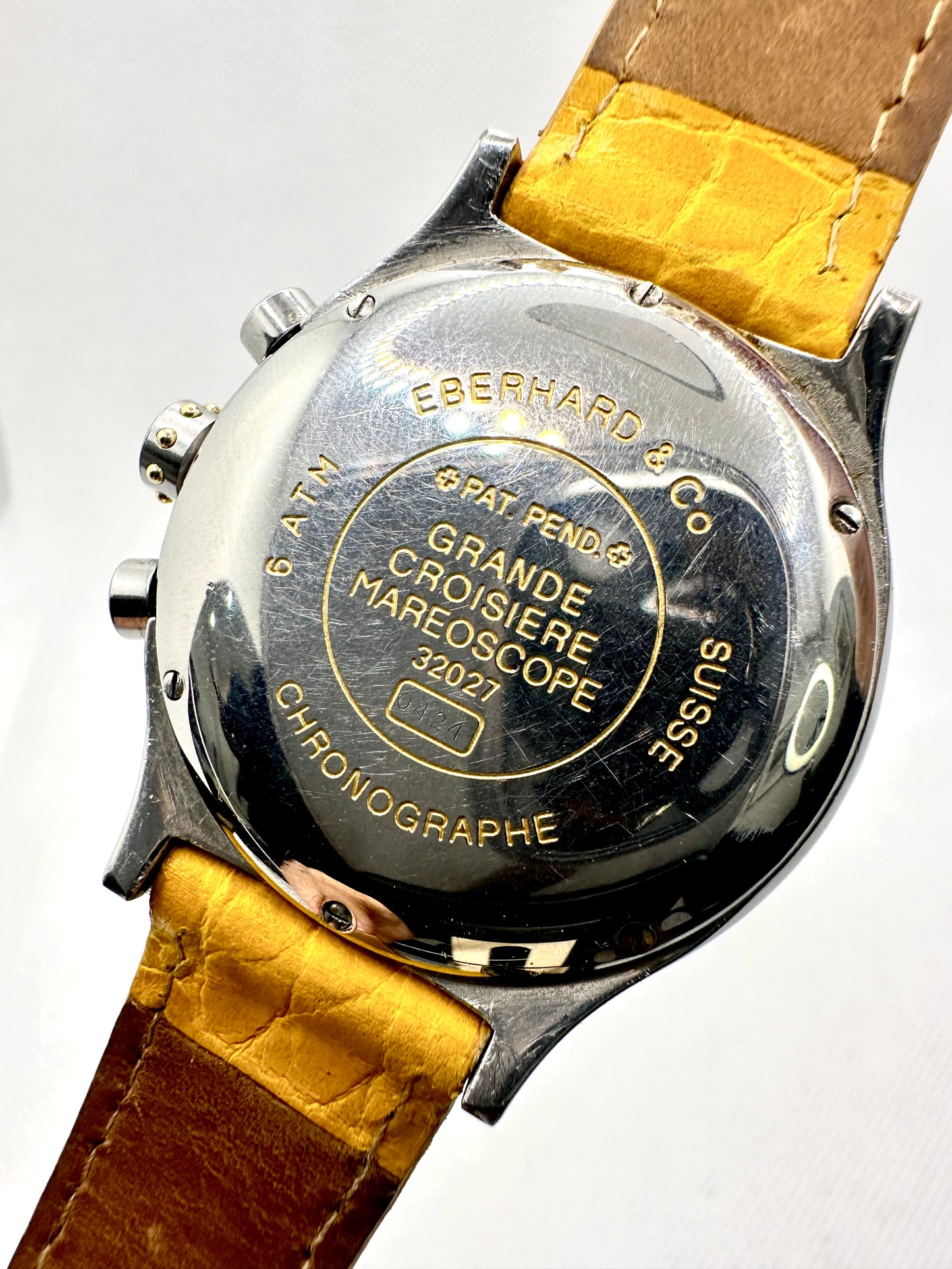 EBERHARD GRANDE CROISIERE MAREOSCOPE CHRONOGRAPH LEMANIA 5100