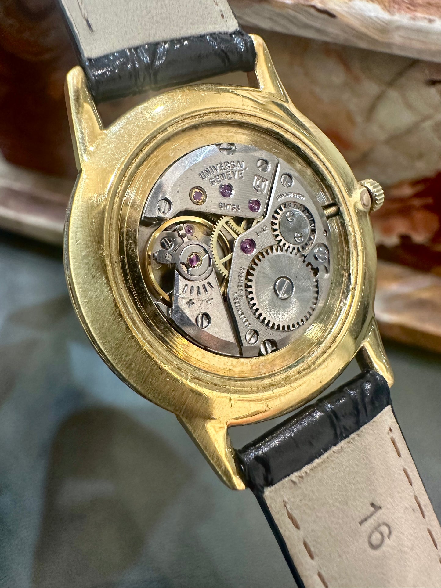 UNIVERSAL GENEVE ALTESSE DIAL "EYE OF THE TIGER"