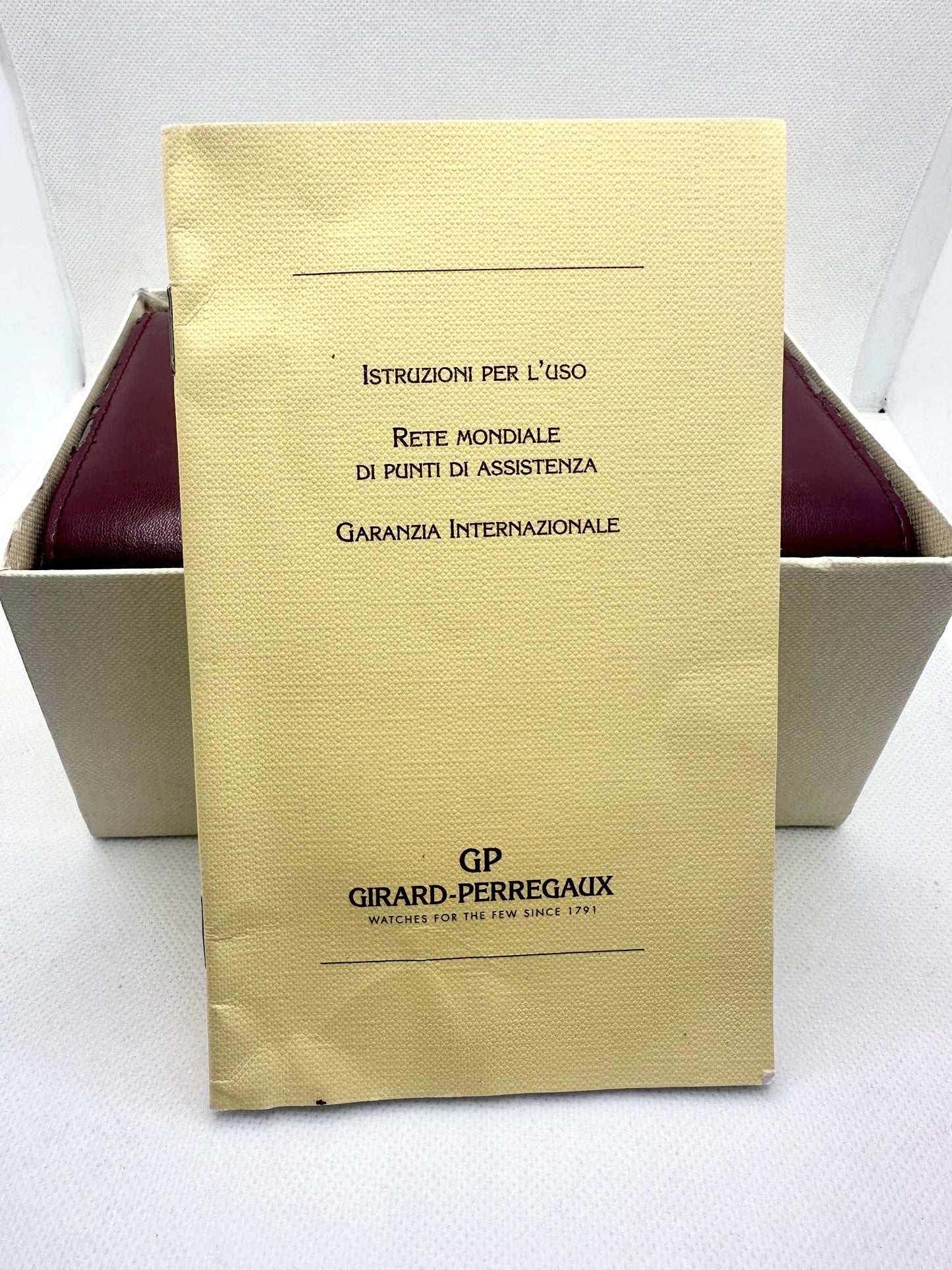 GIRARD-PERREGAUX JUBILERE GOLD 18K 30 ANNI DI LAVORO IN FIAT