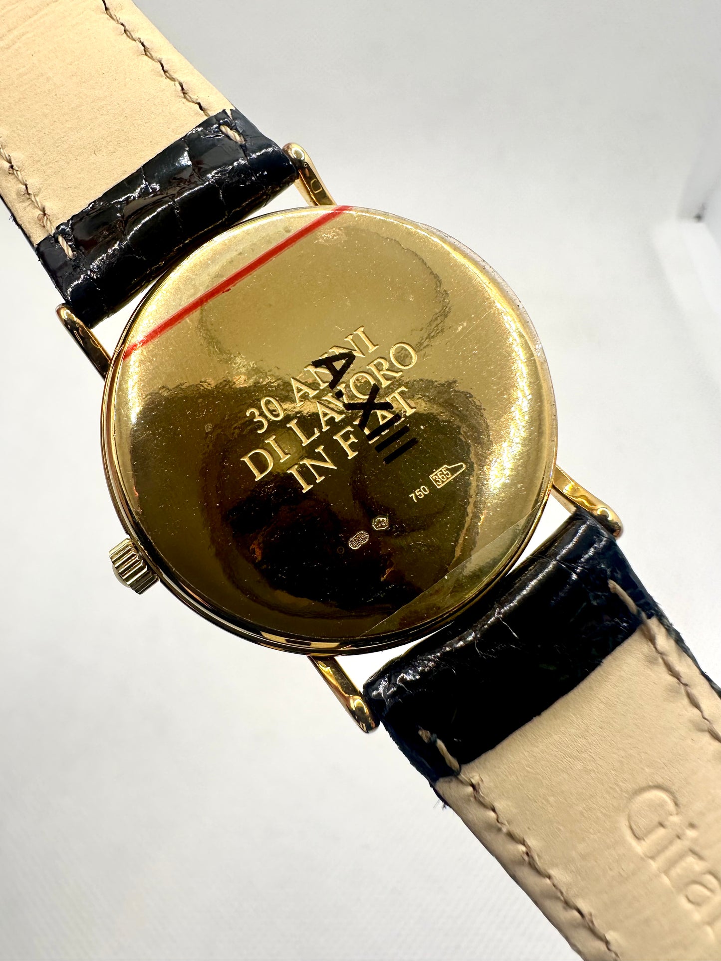 GIRARD-PERREGAUX JUBILERE GOLD 18K 30 ANNI DI LAVORO IN FIAT