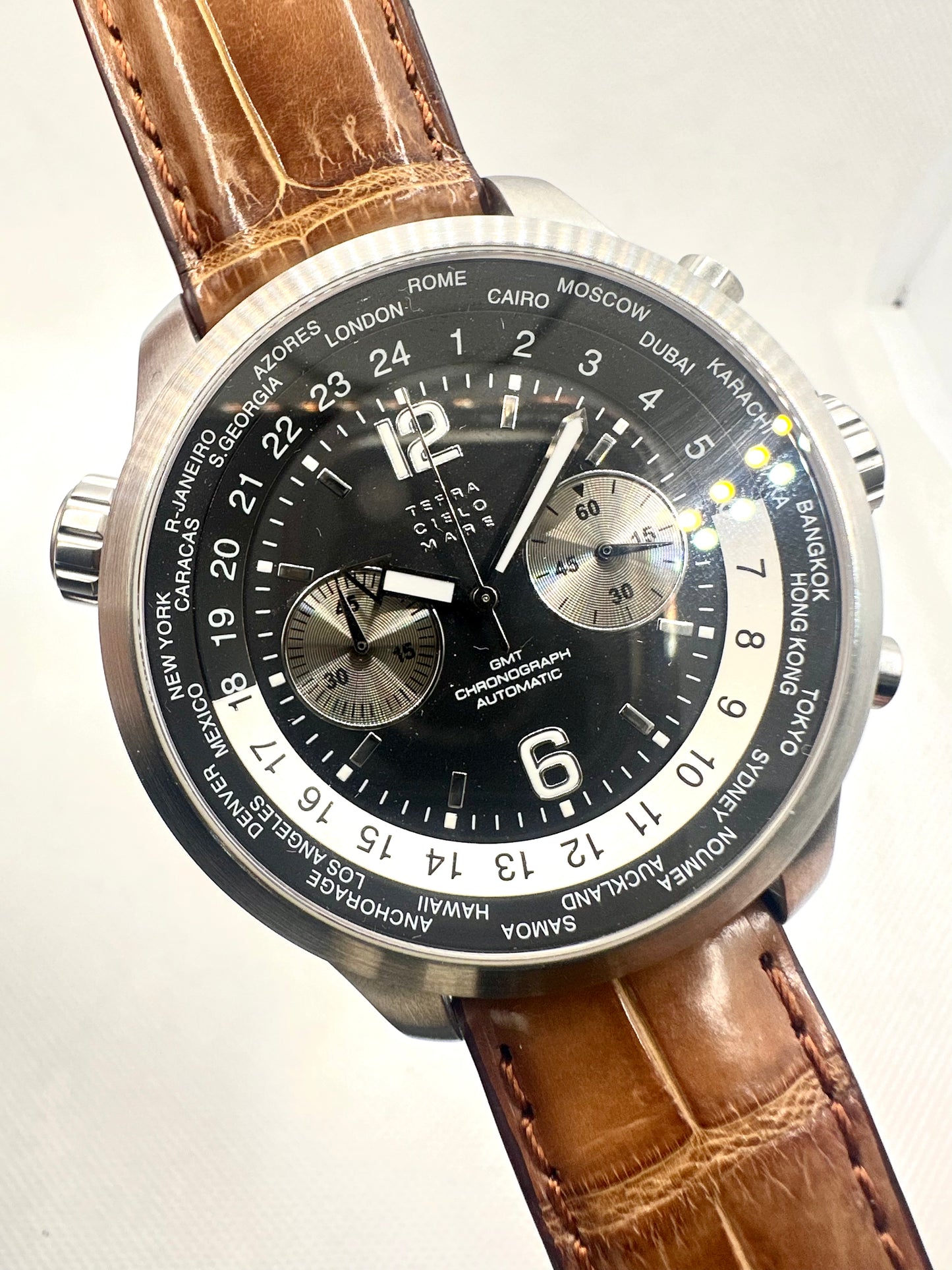 TCM CHRONOGRAPH WORLD WIDE GMT