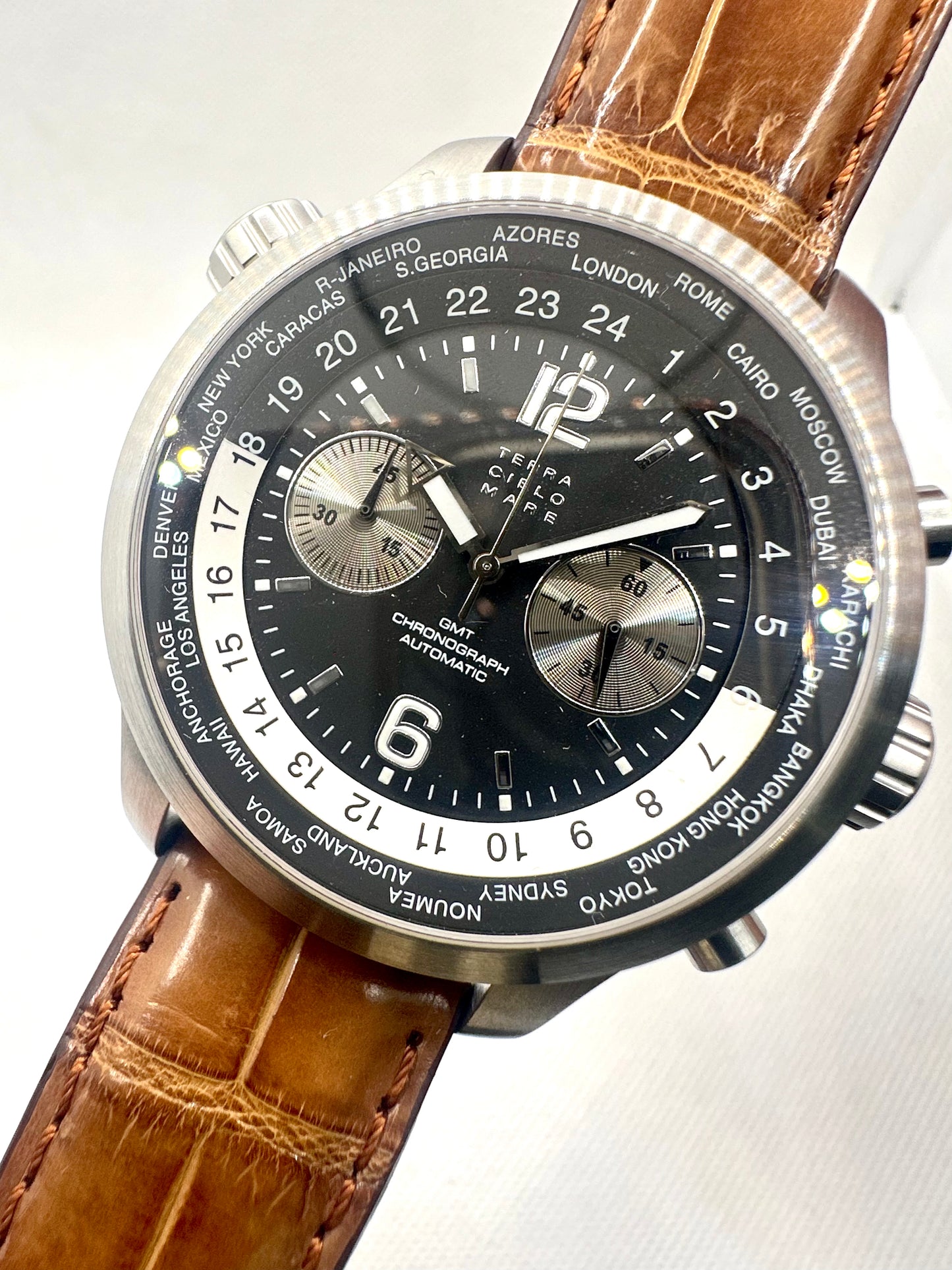 TCM CHRONOGRAPH WORLD WIDE GMT