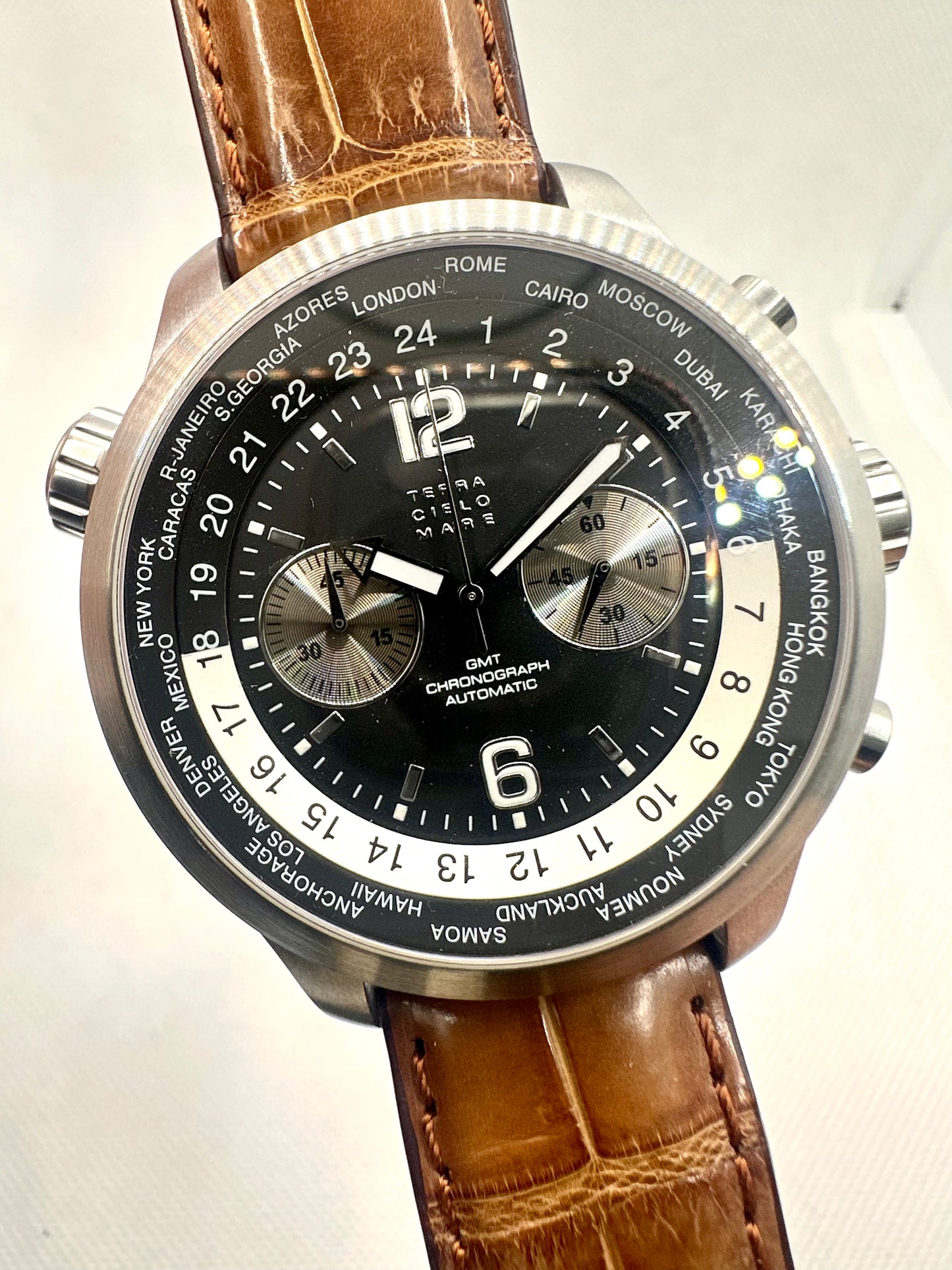 TCM CHRONOGRAPH WORLD WIDE GMT