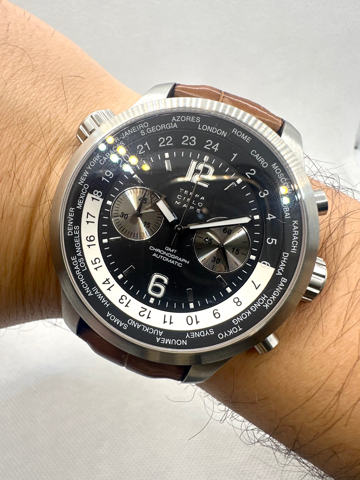 TCM CHRONOGRAPH WORLD WIDE GMT
