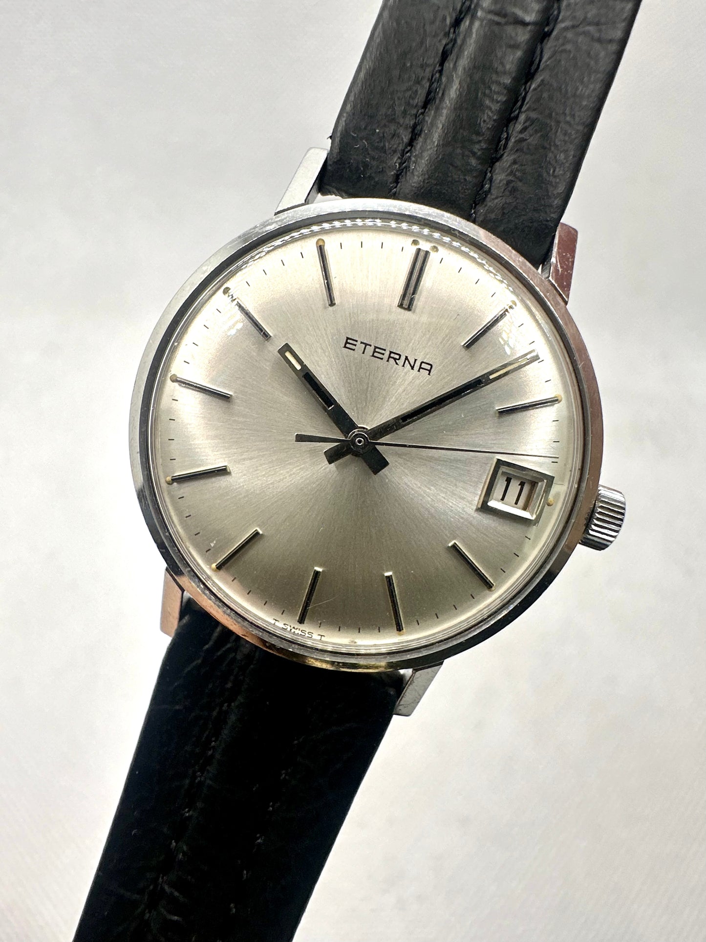 ETERNA VINTAGE STEEL CASE 34MM