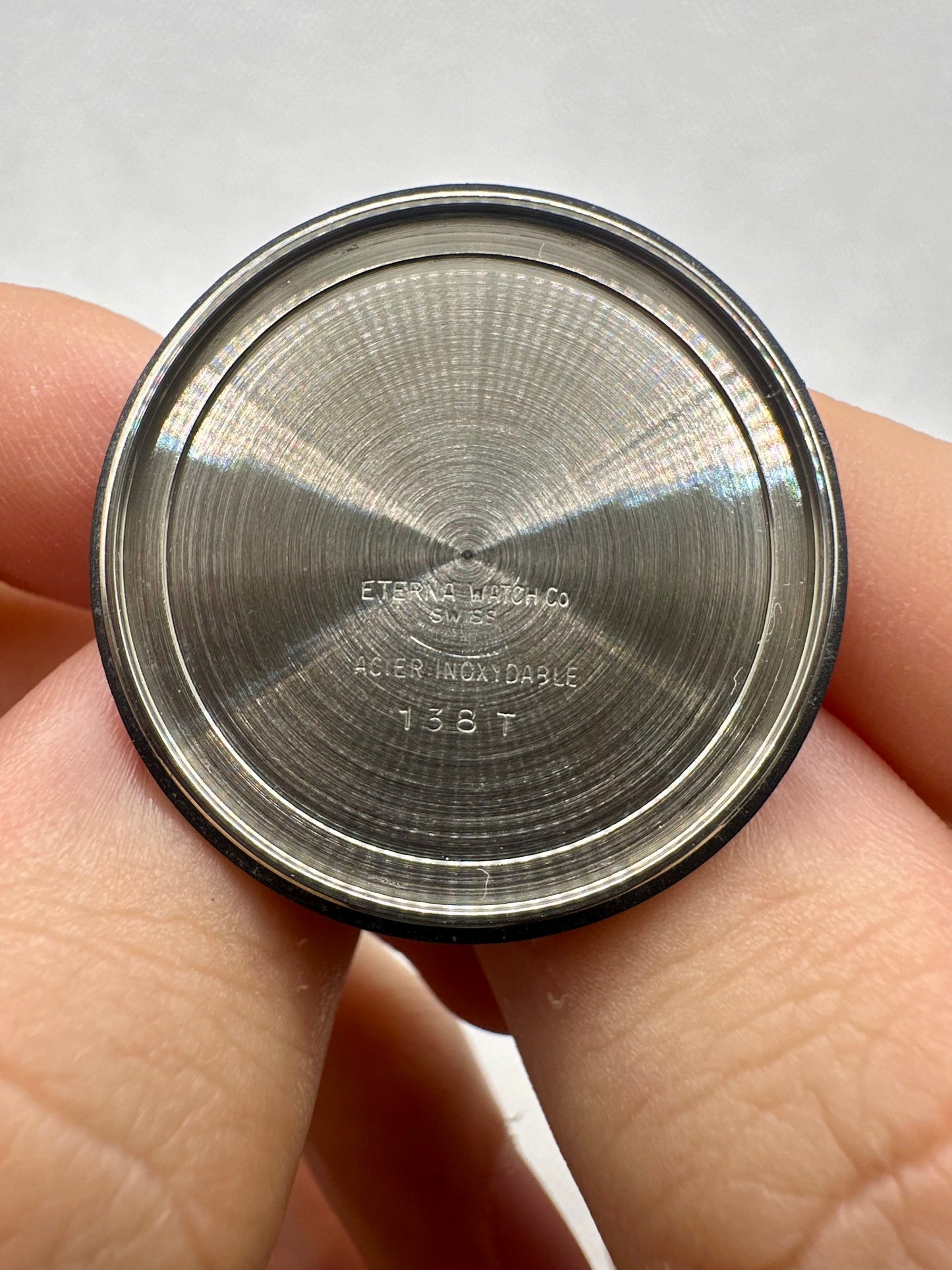 ETERNA VINTAGE STEEL CASE 34MM