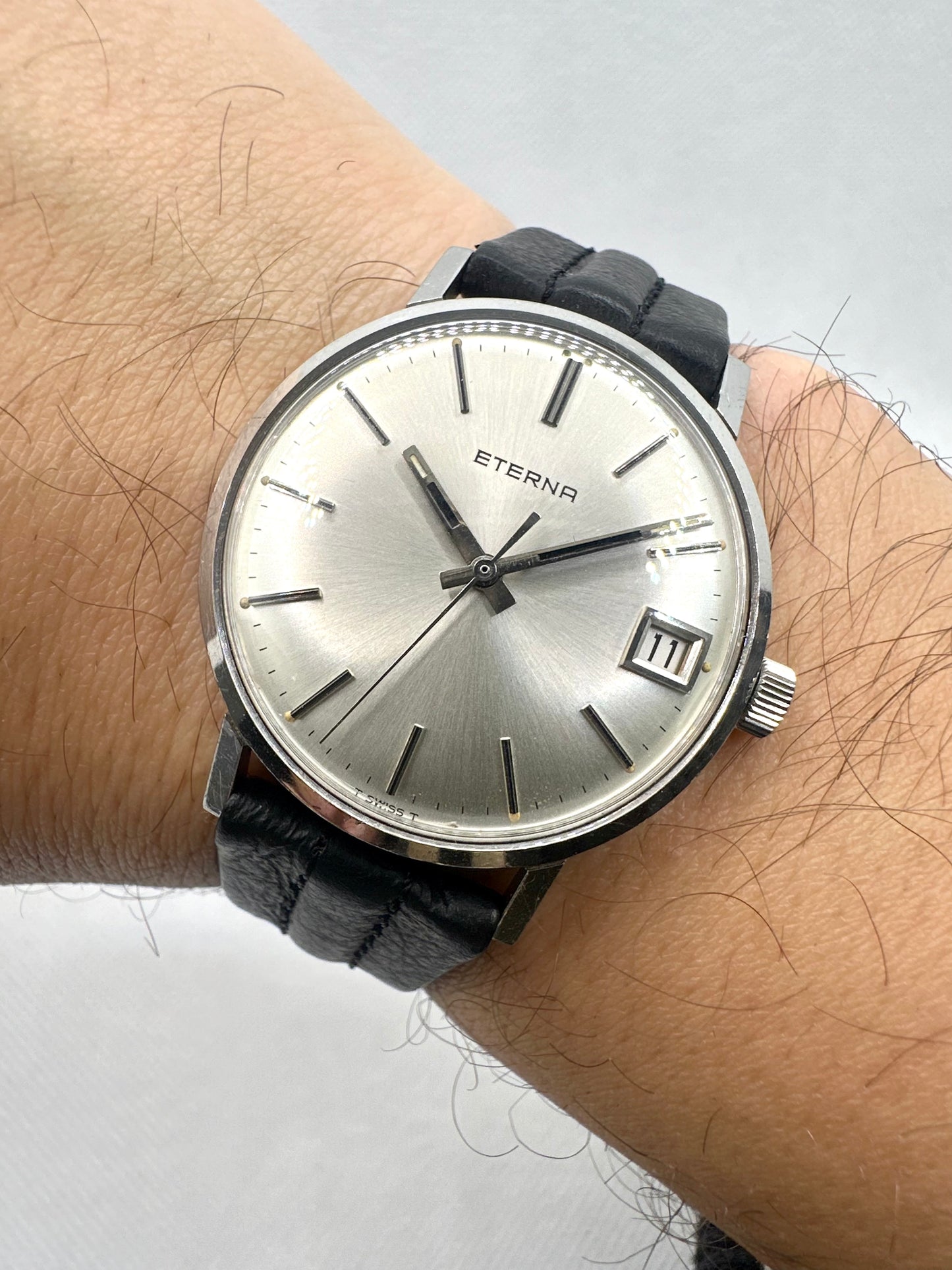 ETERNA VINTAGE STEEL CASE 34MM
