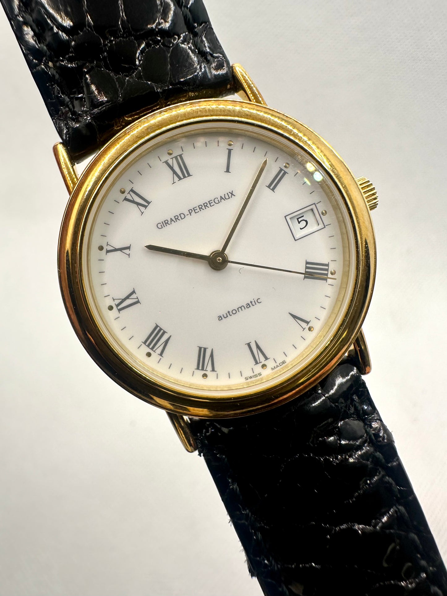 GIRARD-PERREGAUX JUBILERE GOLD 18K 30 ANNI DI LAVORO IN FIAT