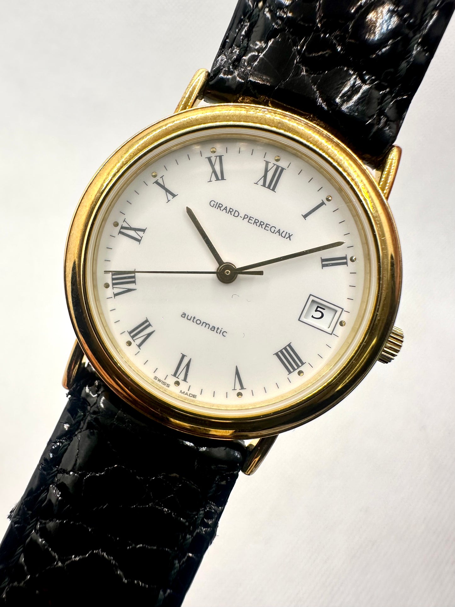 GIRARD-PERREGAUX JUBILERE GOLD 18K 30 ANNI DI LAVORO IN FIAT