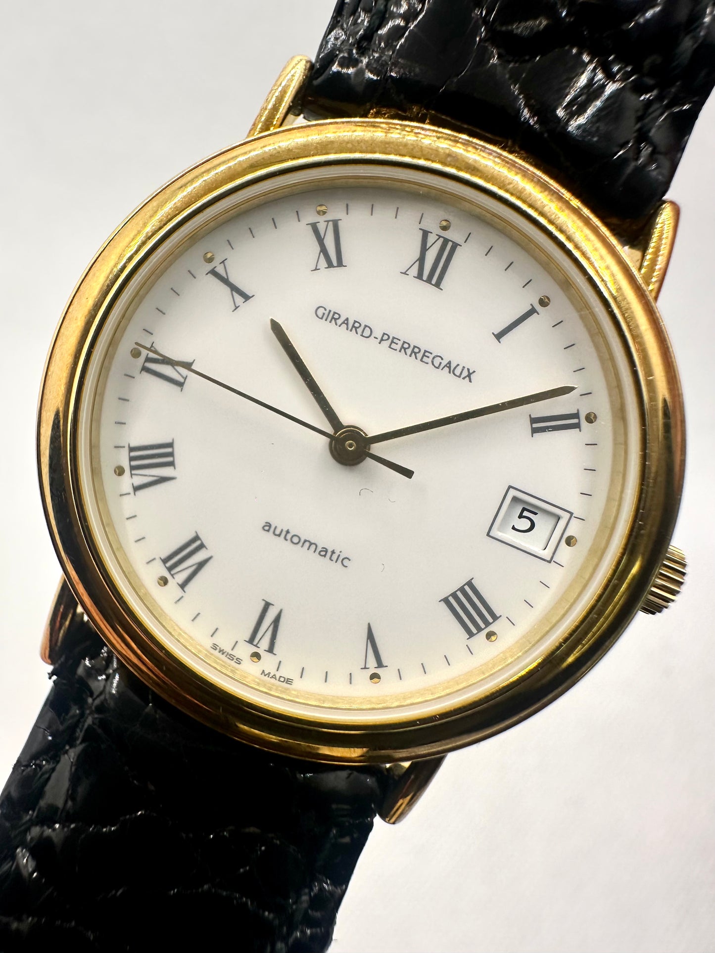 GIRARD-PERREGAUX JUBILERE GOLD 18K 30 ANNI DI LAVORO IN FIAT