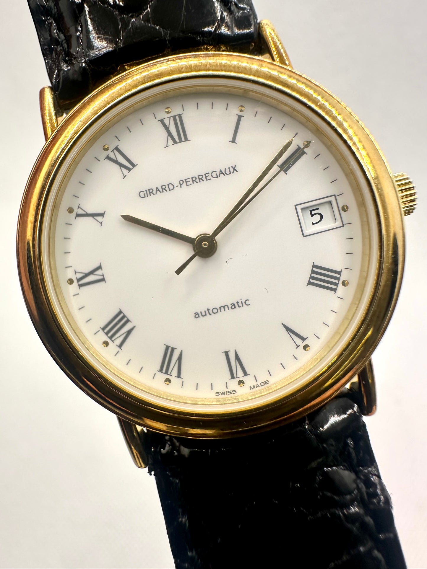 GIRARD-PERREGAUX JUBILERE GOLD 18K 30 ANNI DI LAVORO IN FIAT