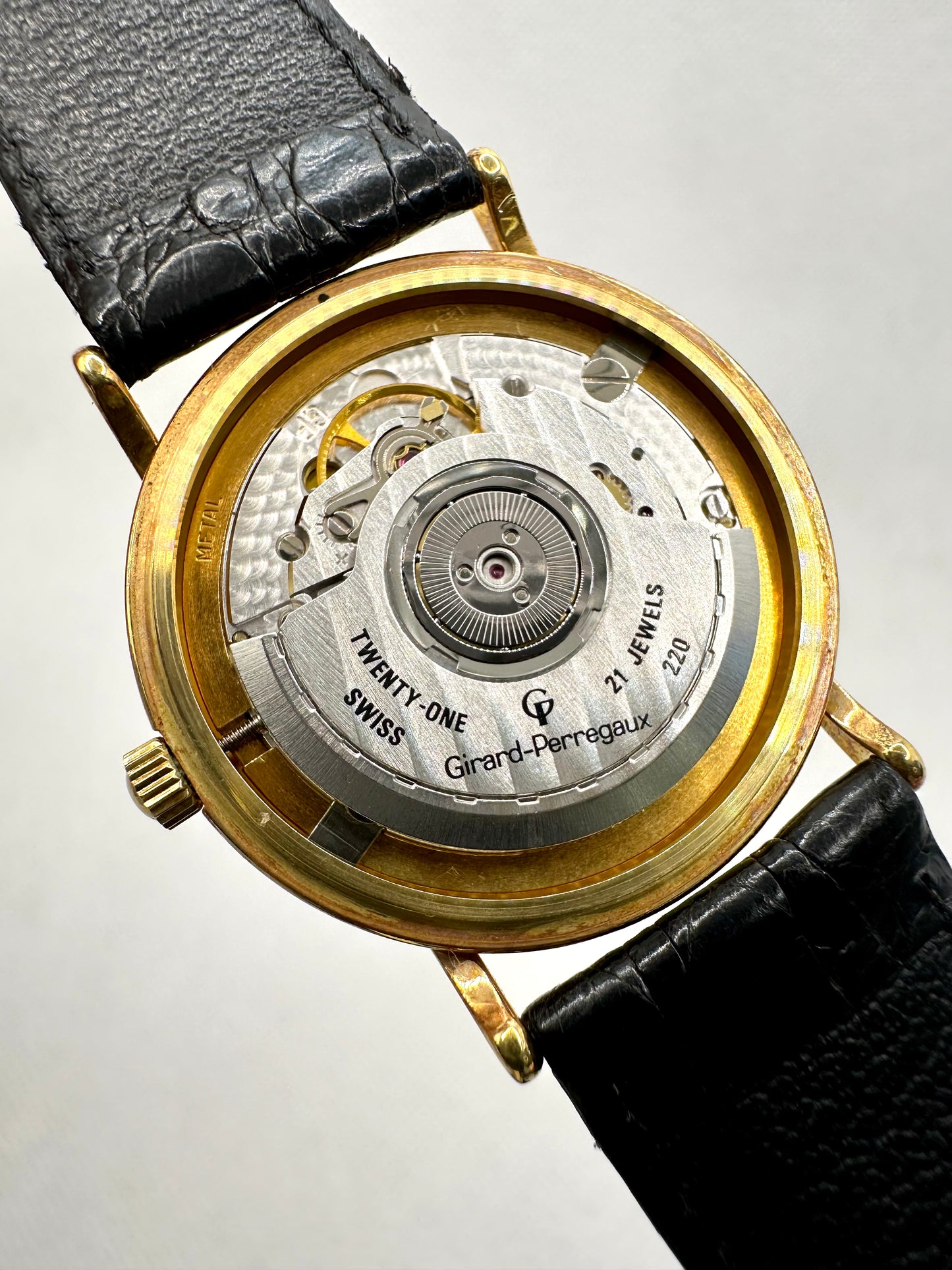 GIRARD-PERREGAUX JUBILERE GOLD 18K 30 ANNI DI LAVORO IN FIAT