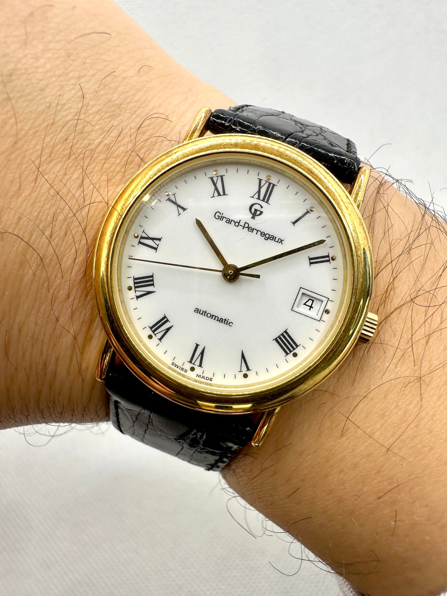 GIRARD-PERREGAUX JUBILERE GOLD 18K 30 ANNI DI LAVORO IN FIAT