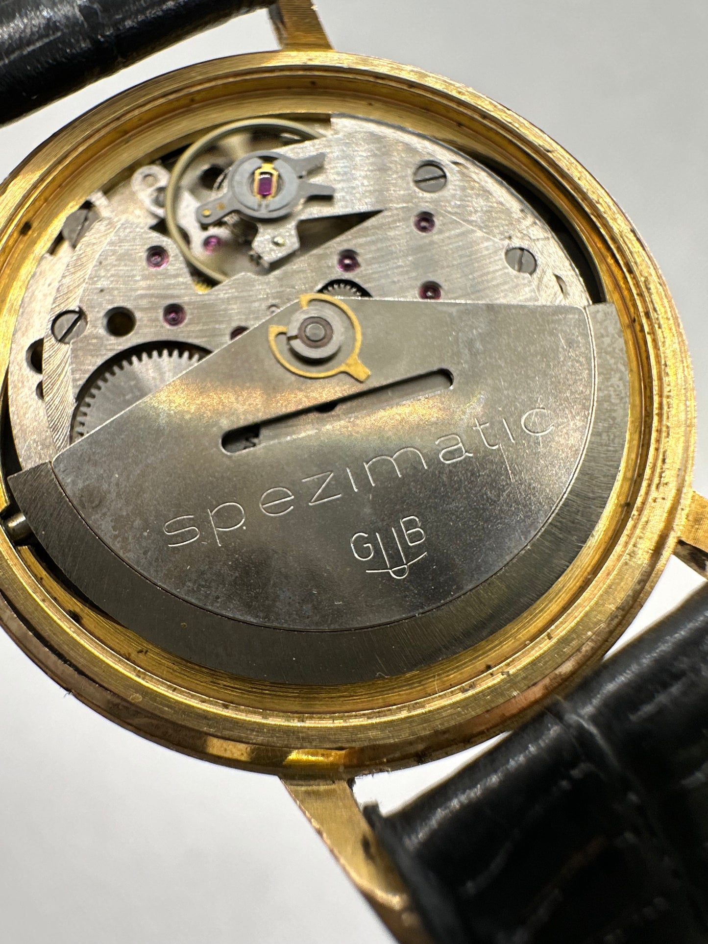 GLASHUTTE SPEZIMATIC AUTOMATIC BLACK DIAL