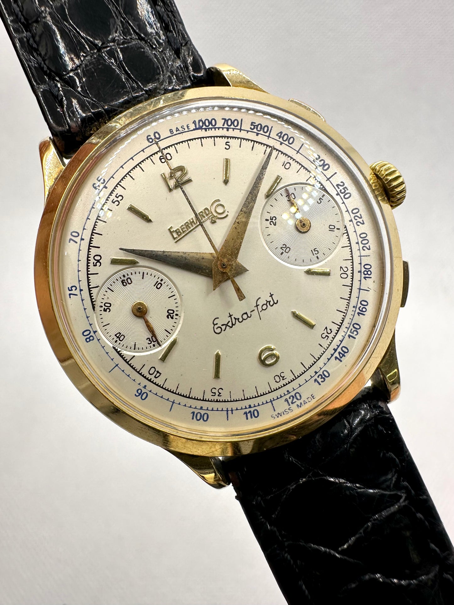 EBERHARD EXTRA-FORT CHRONOGRAPH 16000 GOLD 18K