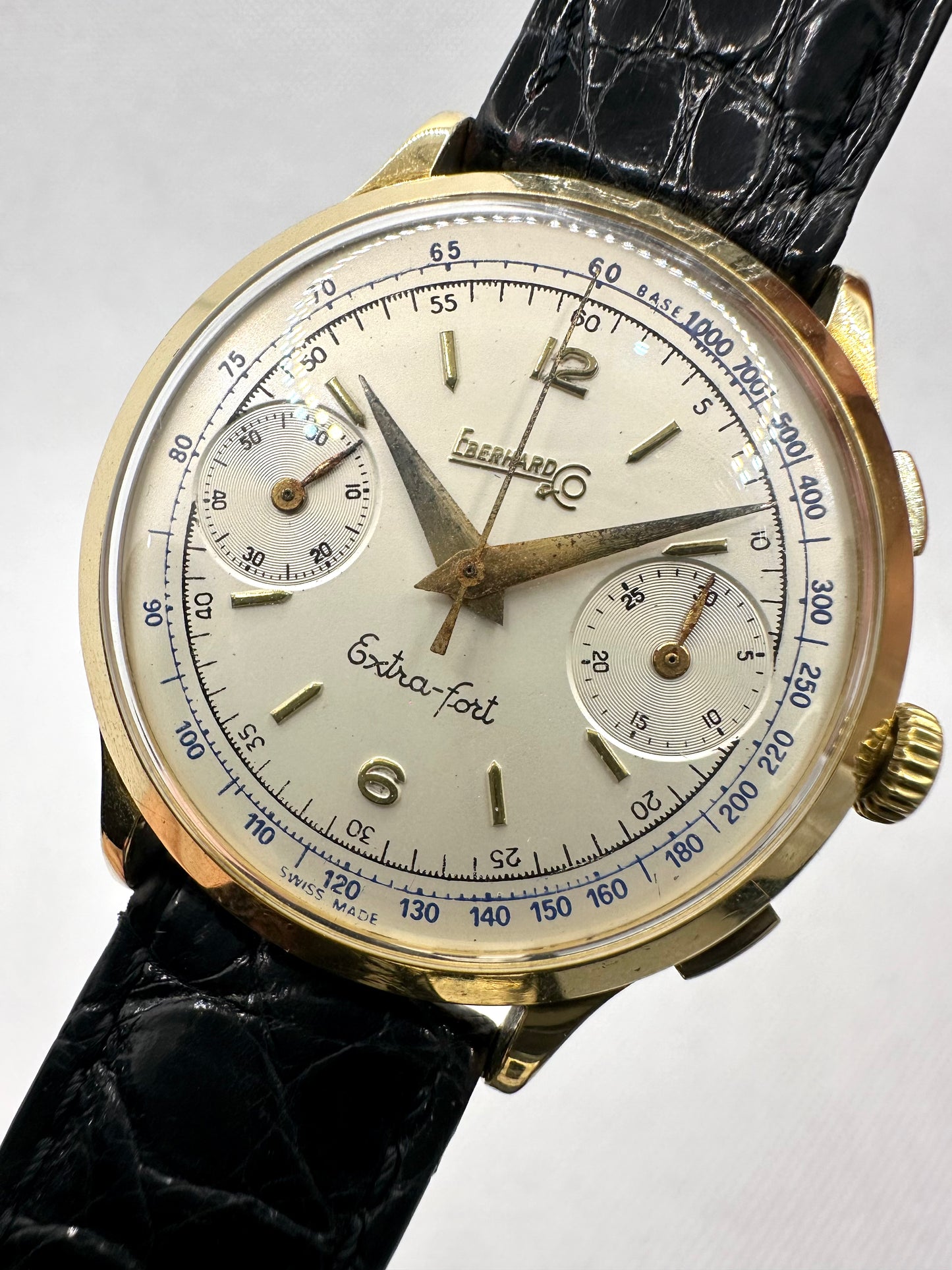 EBERHARD EXTRA-FORT CHRONOGRAPH 16000 GOLD 18K