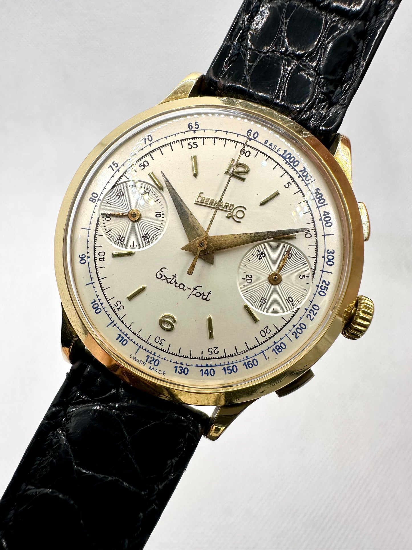 EBERHARD EXTRA-FORT CHRONOGRAPH 16000 GOLD 18K