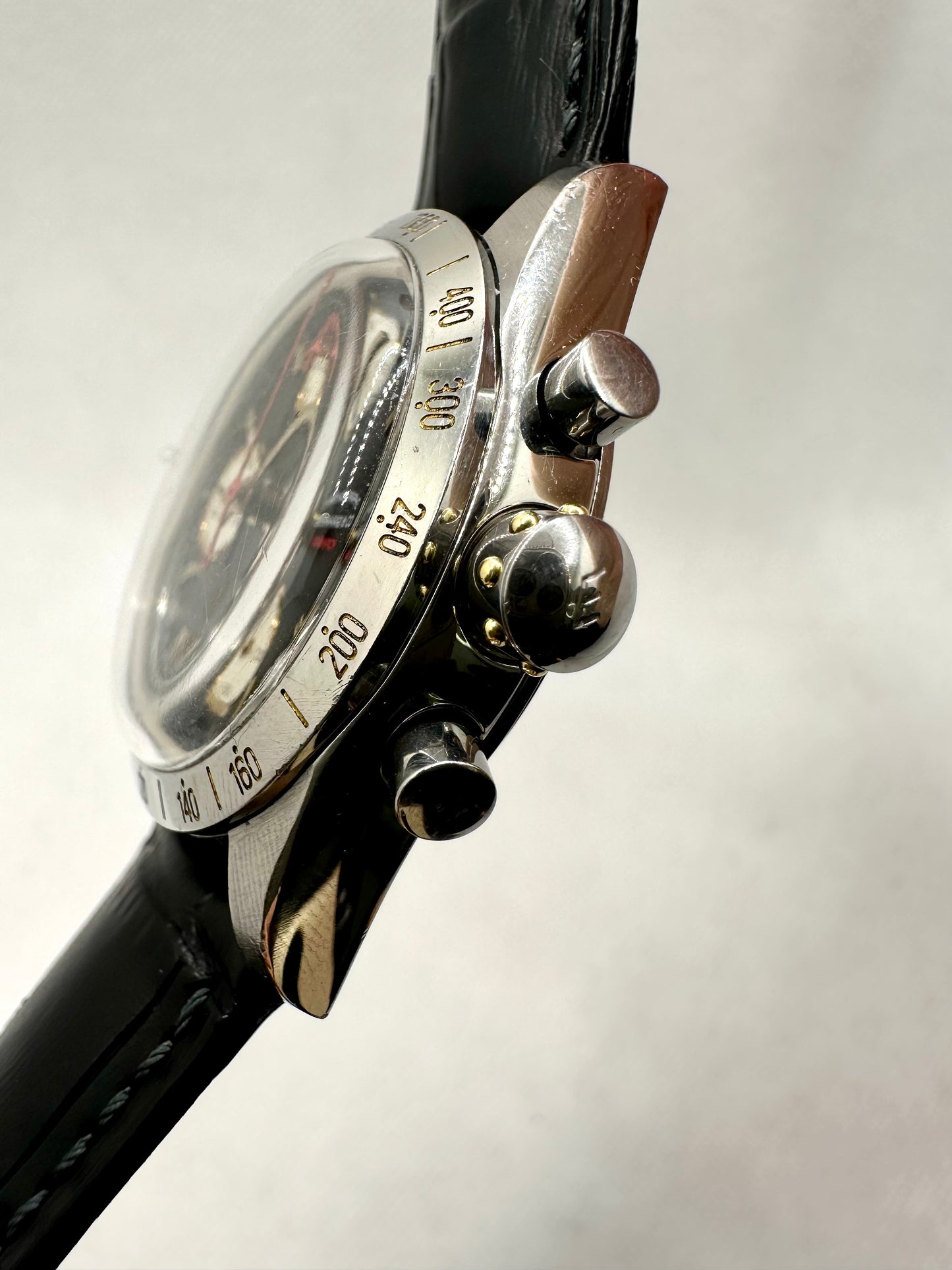 EBERHARD CHAMPION CHRONOGRAPH AUTOMATIC LEMANIA 5100