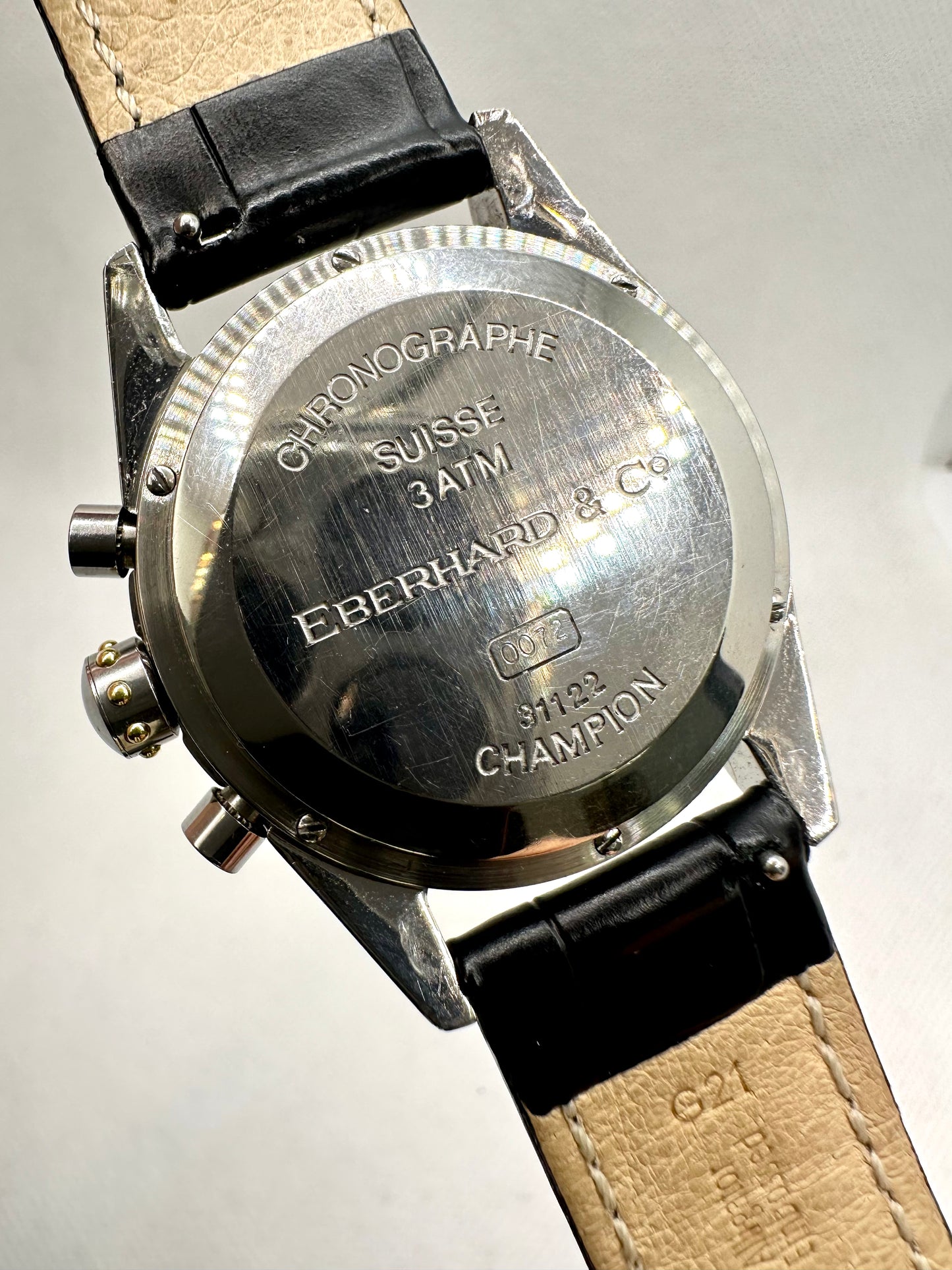EBERHARD CHAMPION CHRONOGRAPH AUTOMATIC LEMANIA 5100