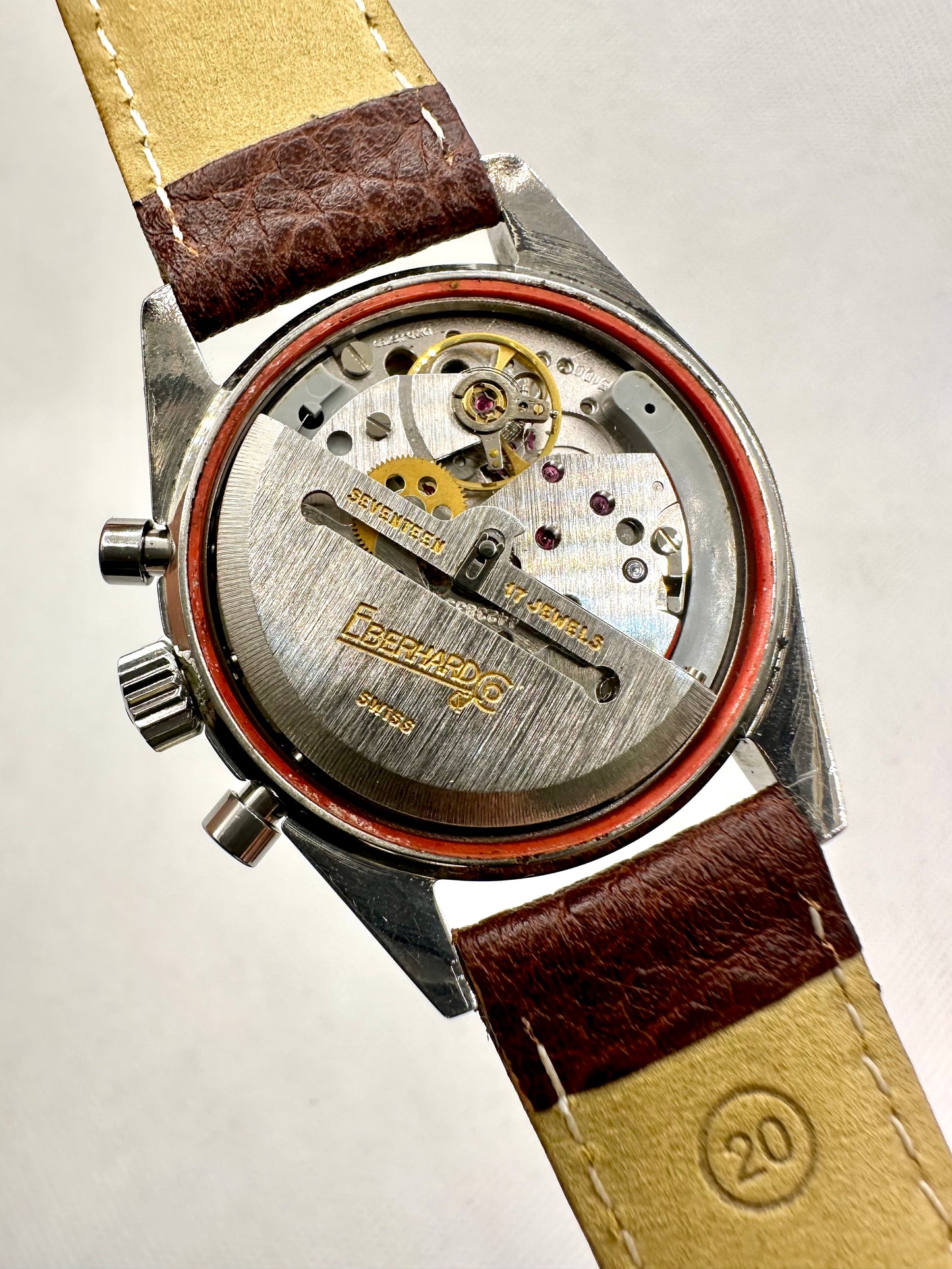 EBERHARD CHAMPION CHRONOGRAPH LEMANIA 5100