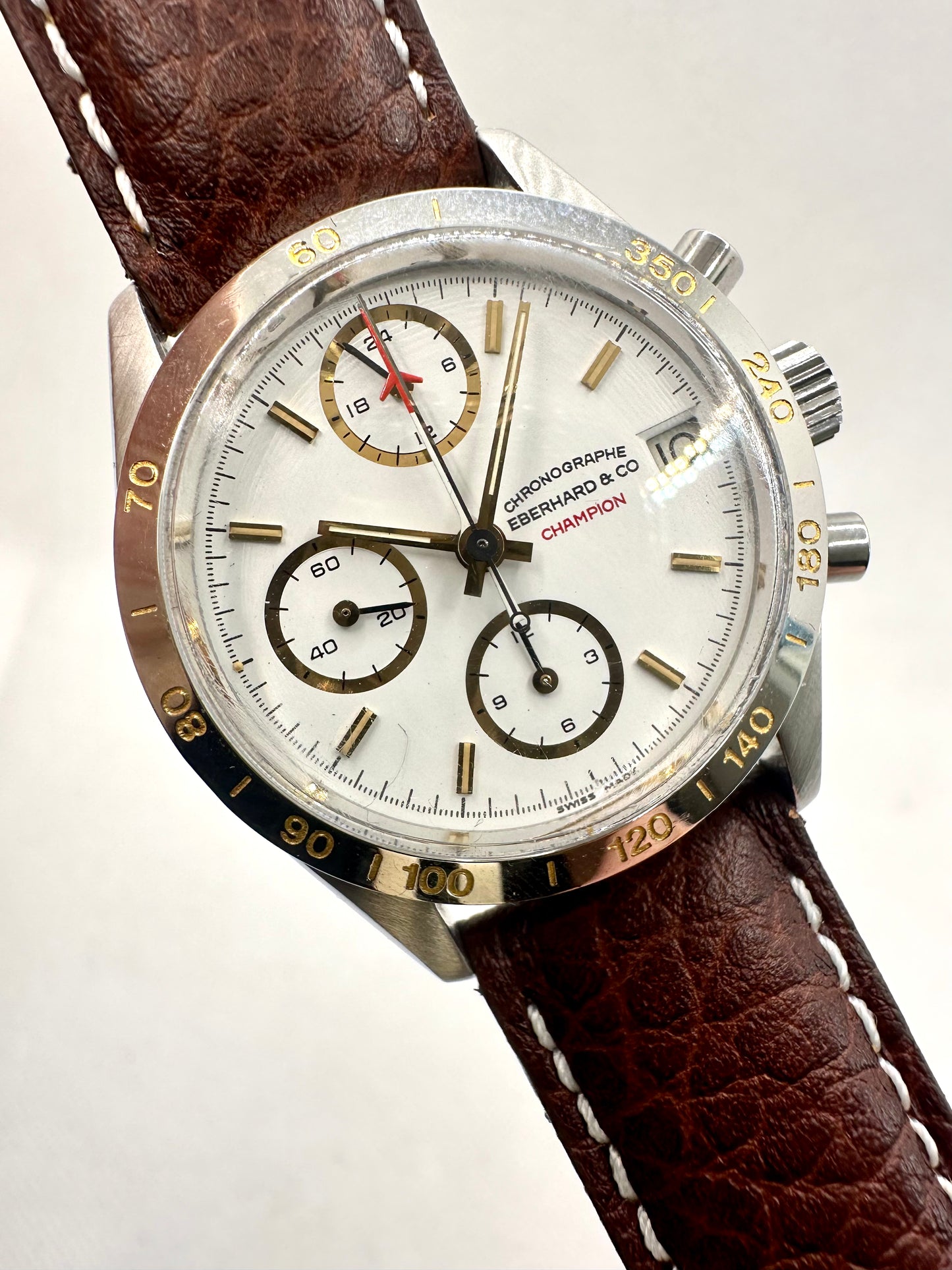 EBERHARD CHAMPION CHRONOGRAPH LEMANIA 5100