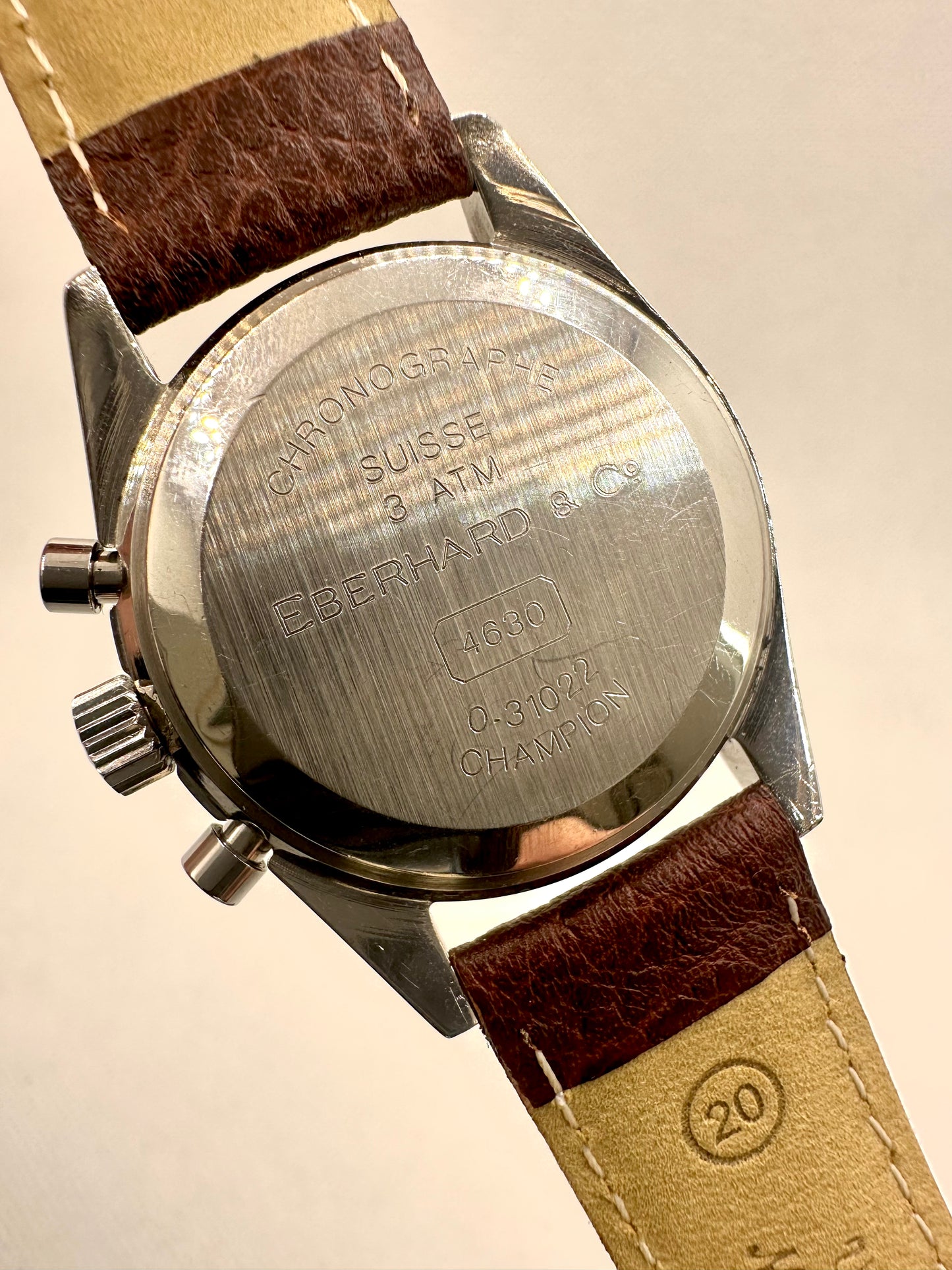 EBERHARD CHAMPION CHRONOGRAPH LEMANIA 5100