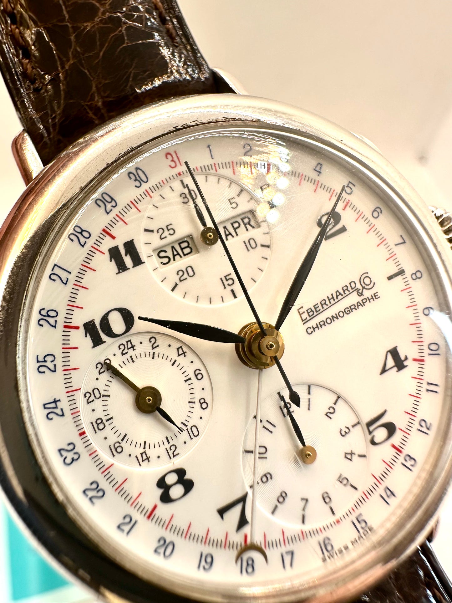 EBEHARD&Co CHRONOGRAPH Ref 36018 Argent 925