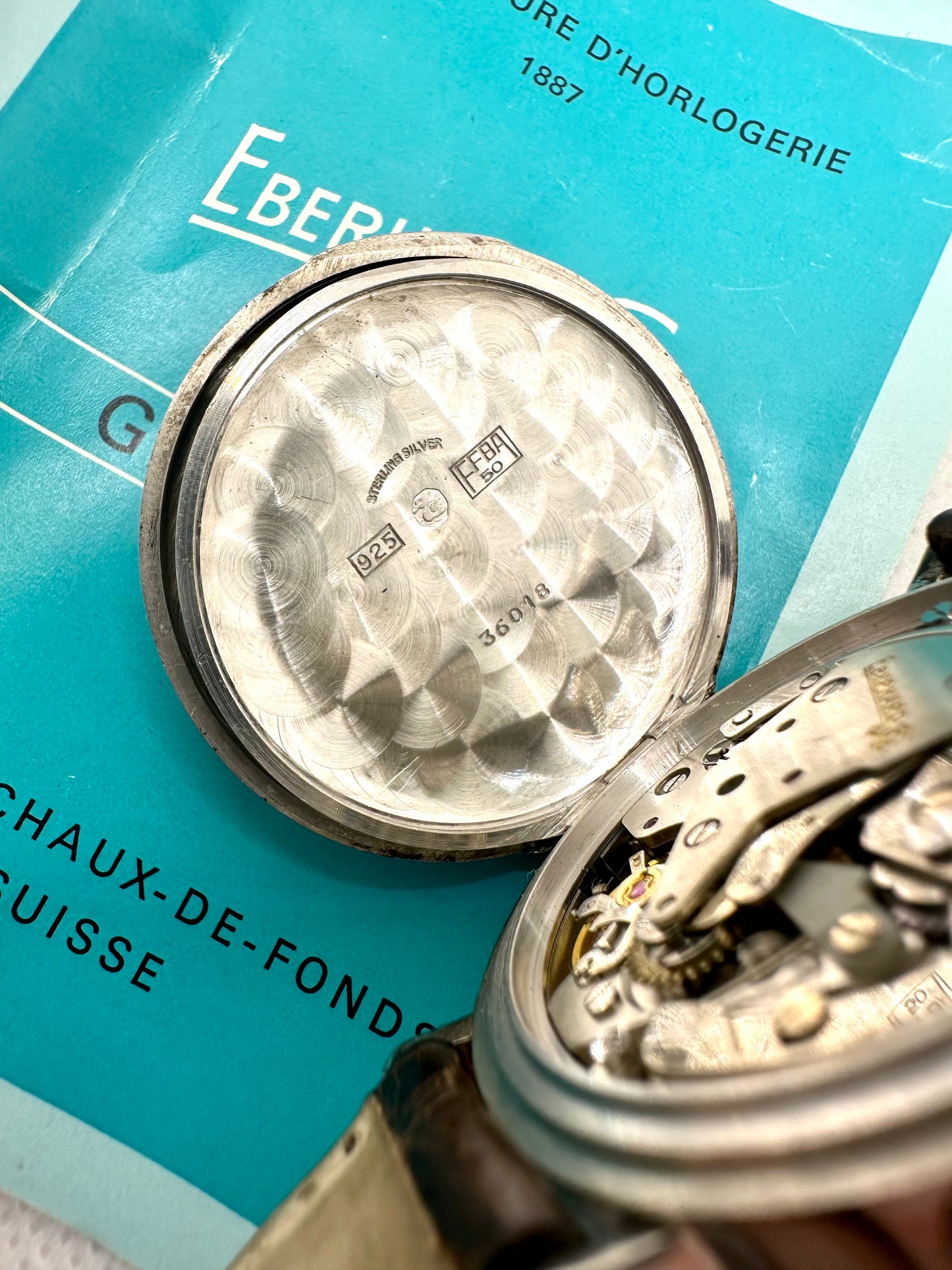 EBEHARD&Co CHRONOGRAPH Ref 36018 Argent 925