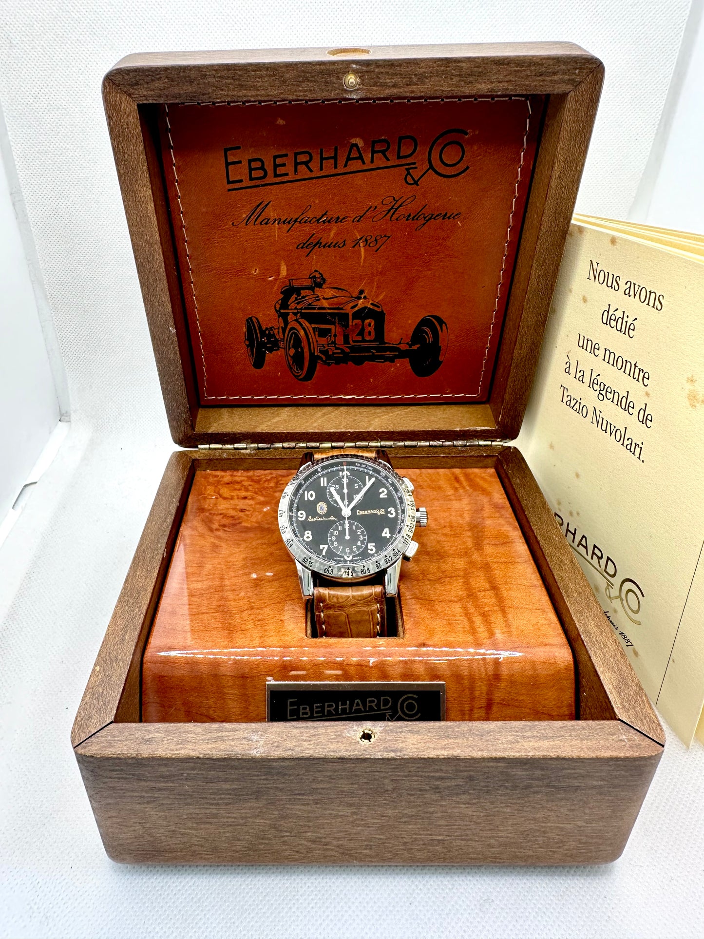 EBERHARD TAZIO NUVOLARI CHRONOGRAPH FULL SET