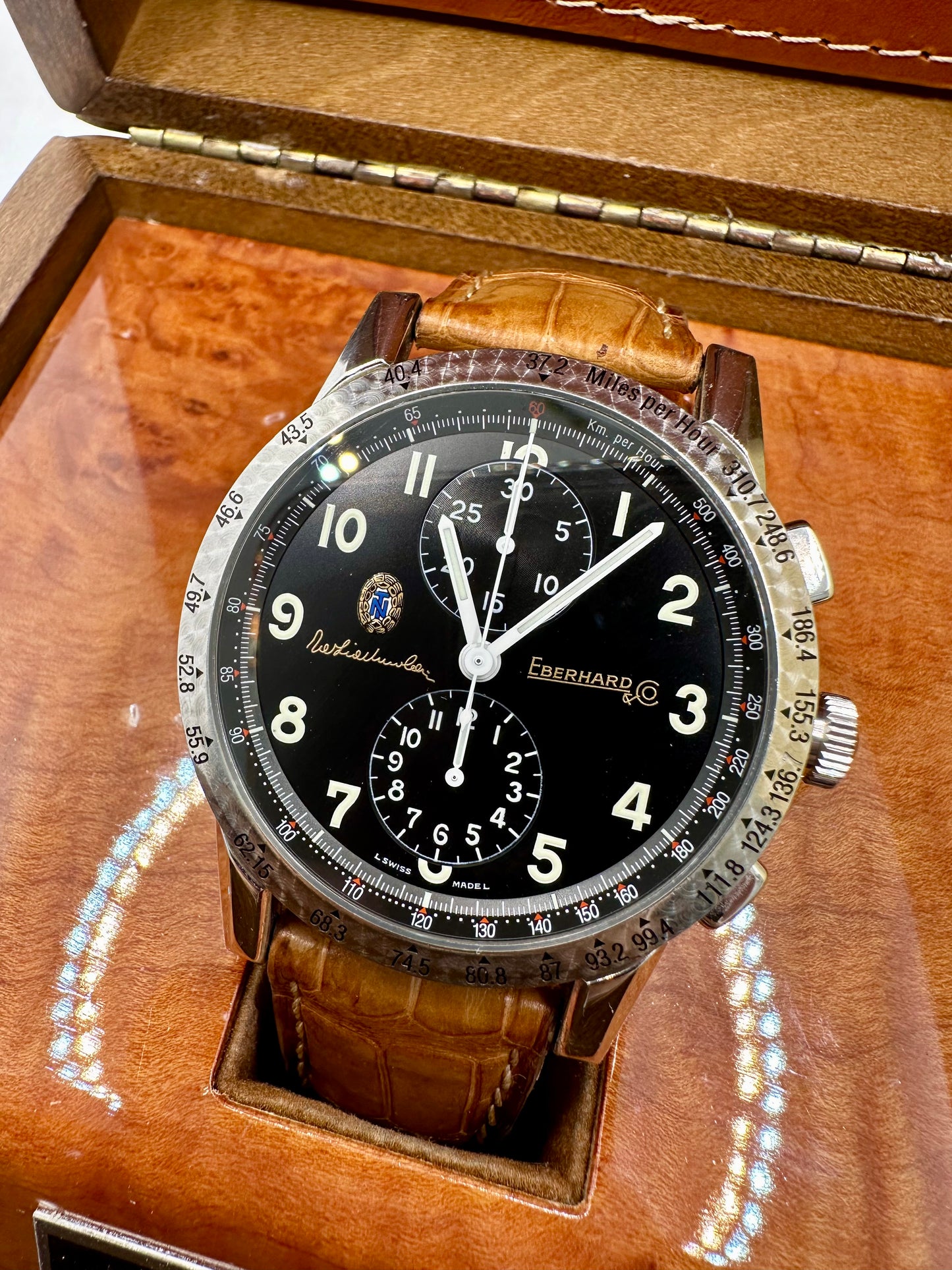EBERHARD TAZIO NUVOLARI CHRONOGRAPH FULL SET