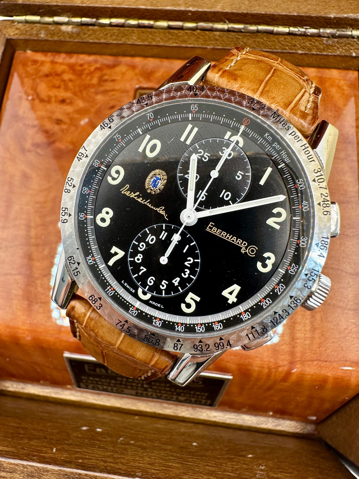 EBERHARD TAZIO NUVOLARI CHRONOGRAPH FULL SET