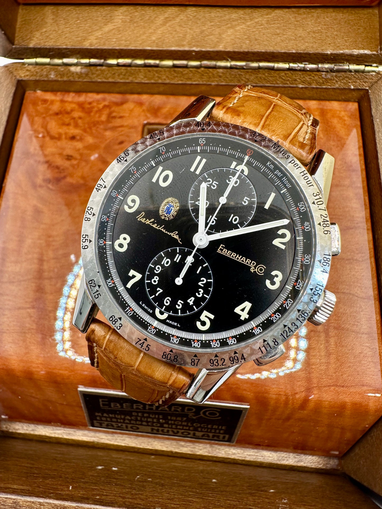 EBERHARD TAZIO NUVOLARI CHRONOGRAPH FULL SET