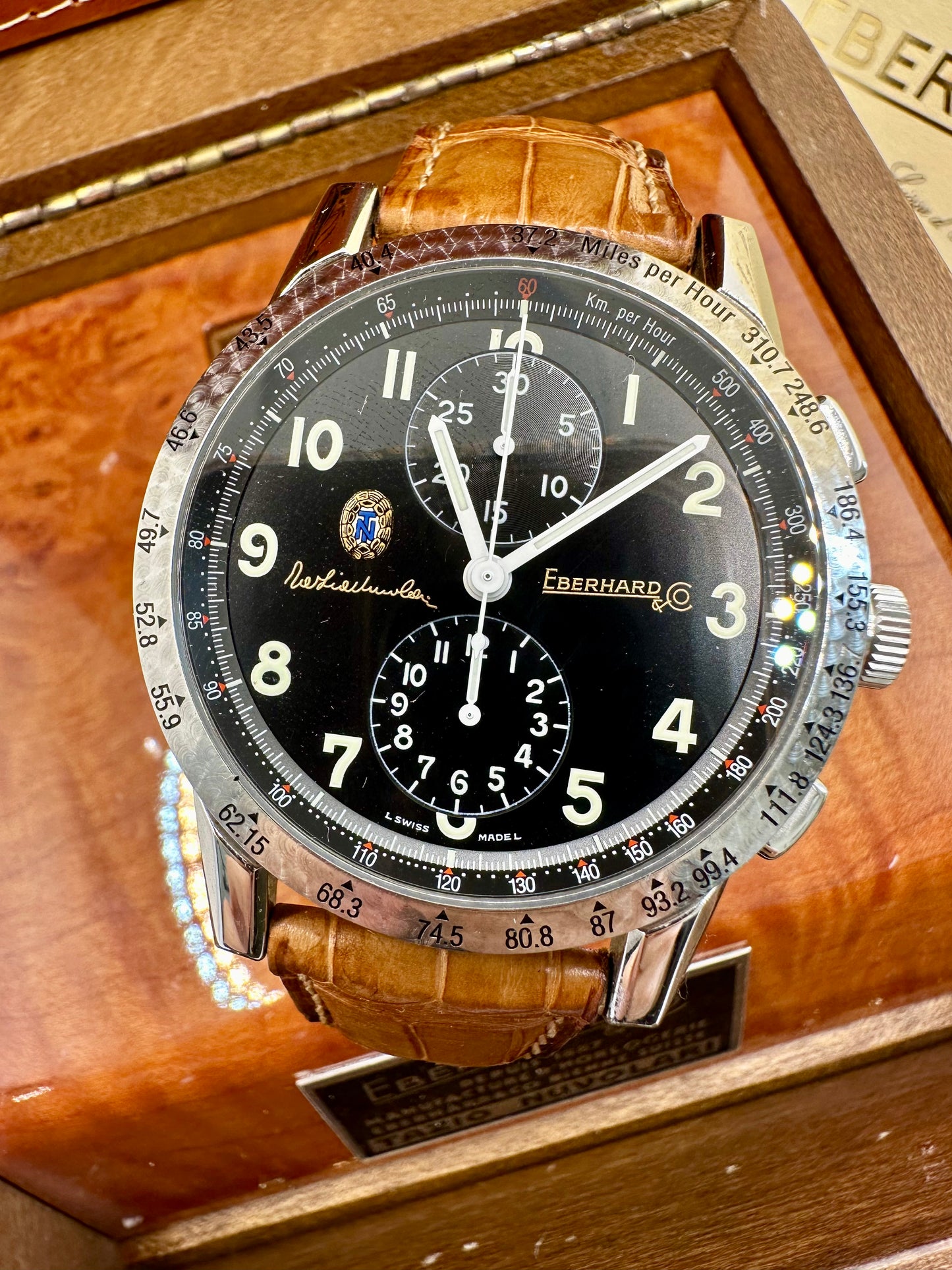 EBERHARD TAZIO NUVOLARI CHRONOGRAPH FULL SET