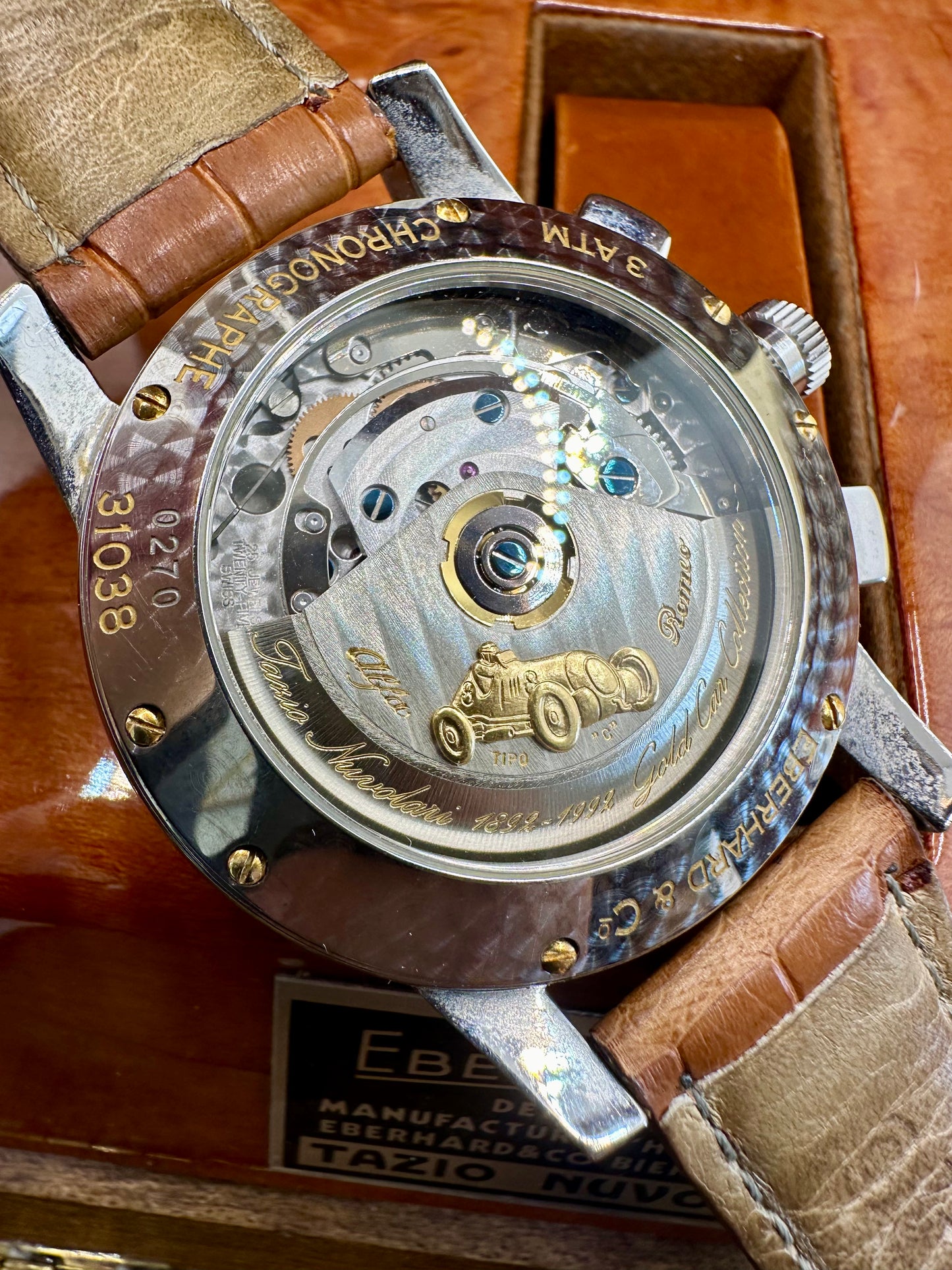 EBERHARD TAZIO NUVOLARI CHRONOGRAPH FULL SET