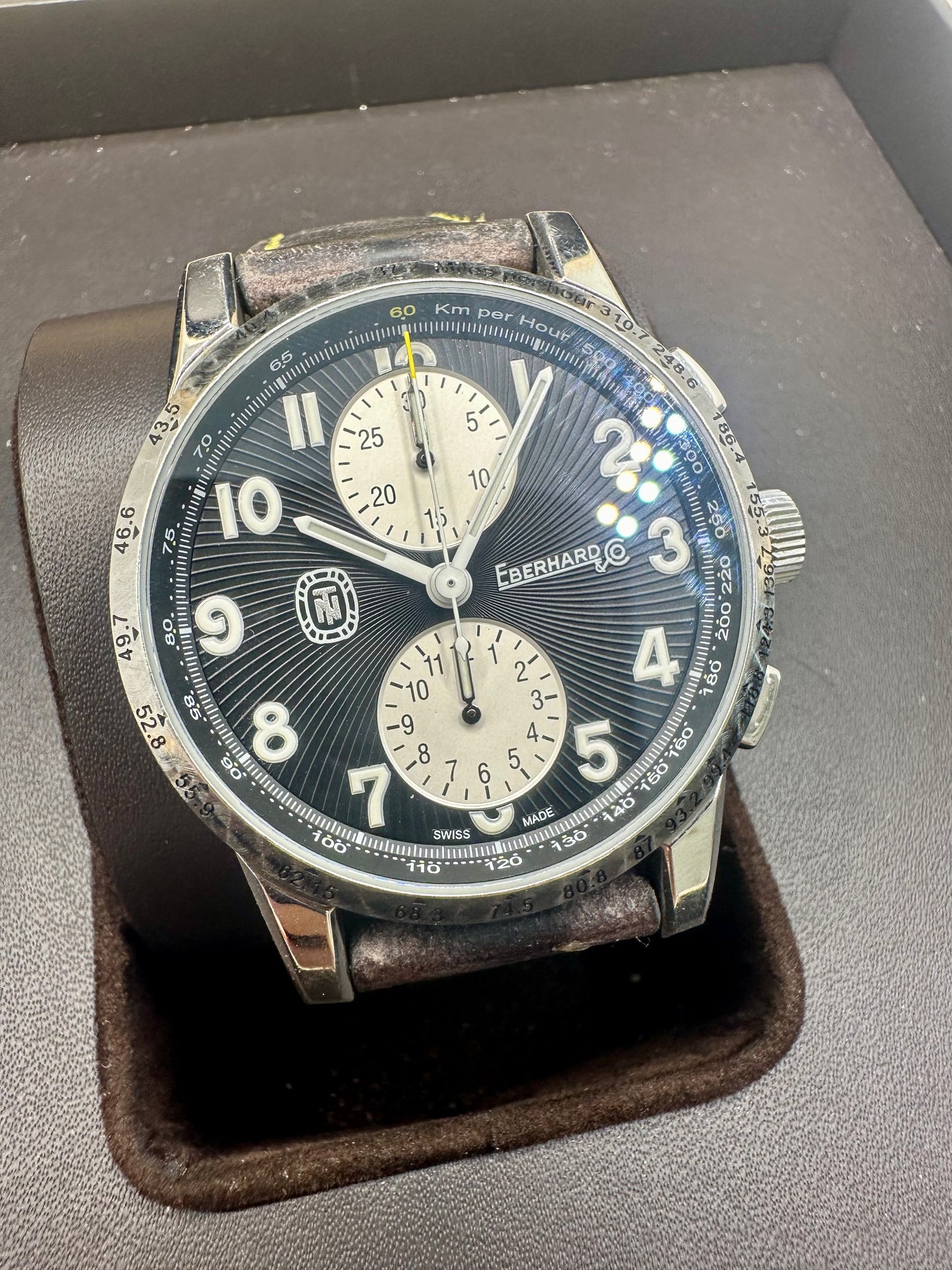 EBERHARD TAZIO NUVOLARI CHRONOGRAPH NEW REF 31076