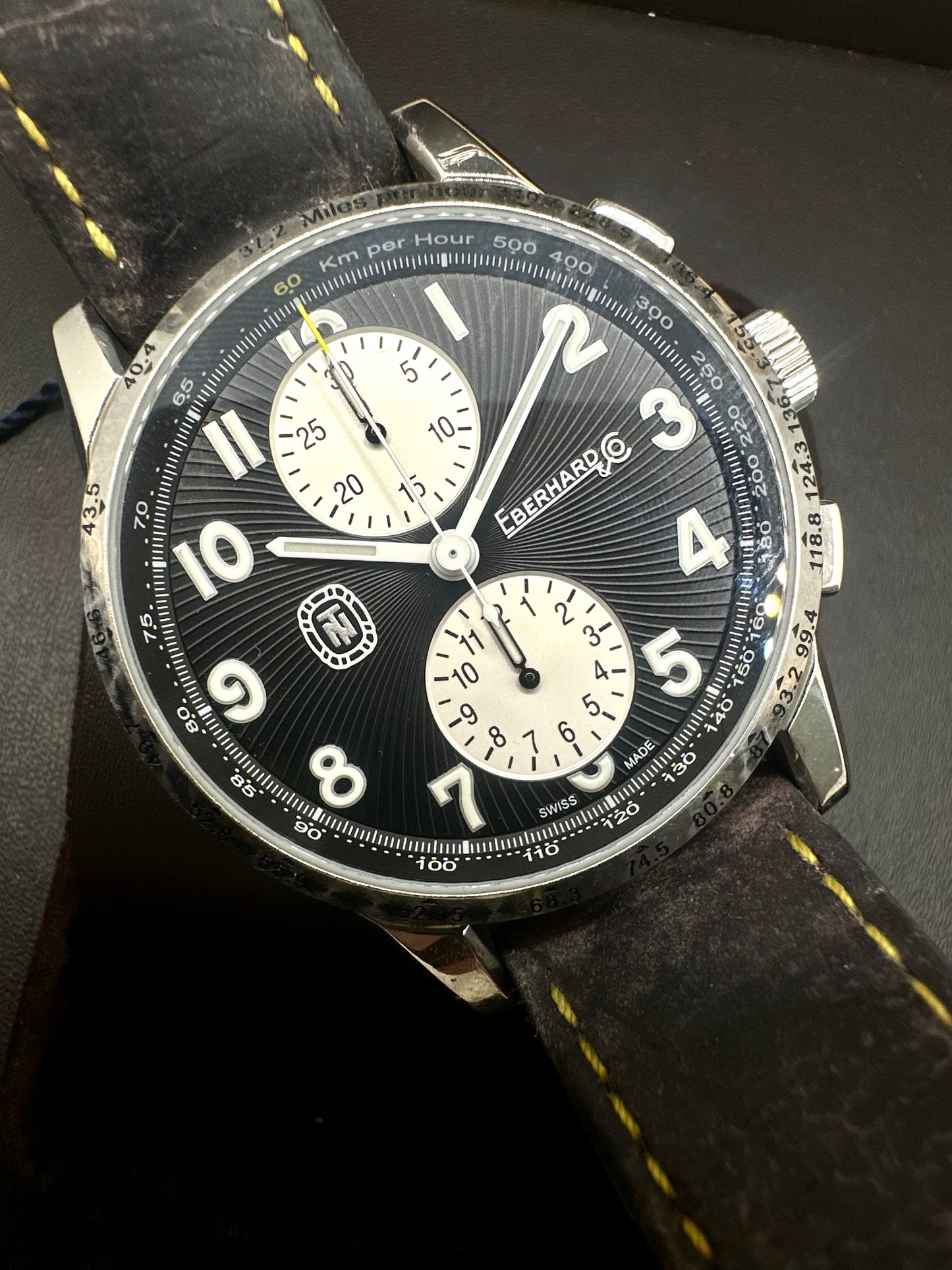 EBERHARD TAZIO NUVOLARI CHRONOGRAPH NEW REF 31076