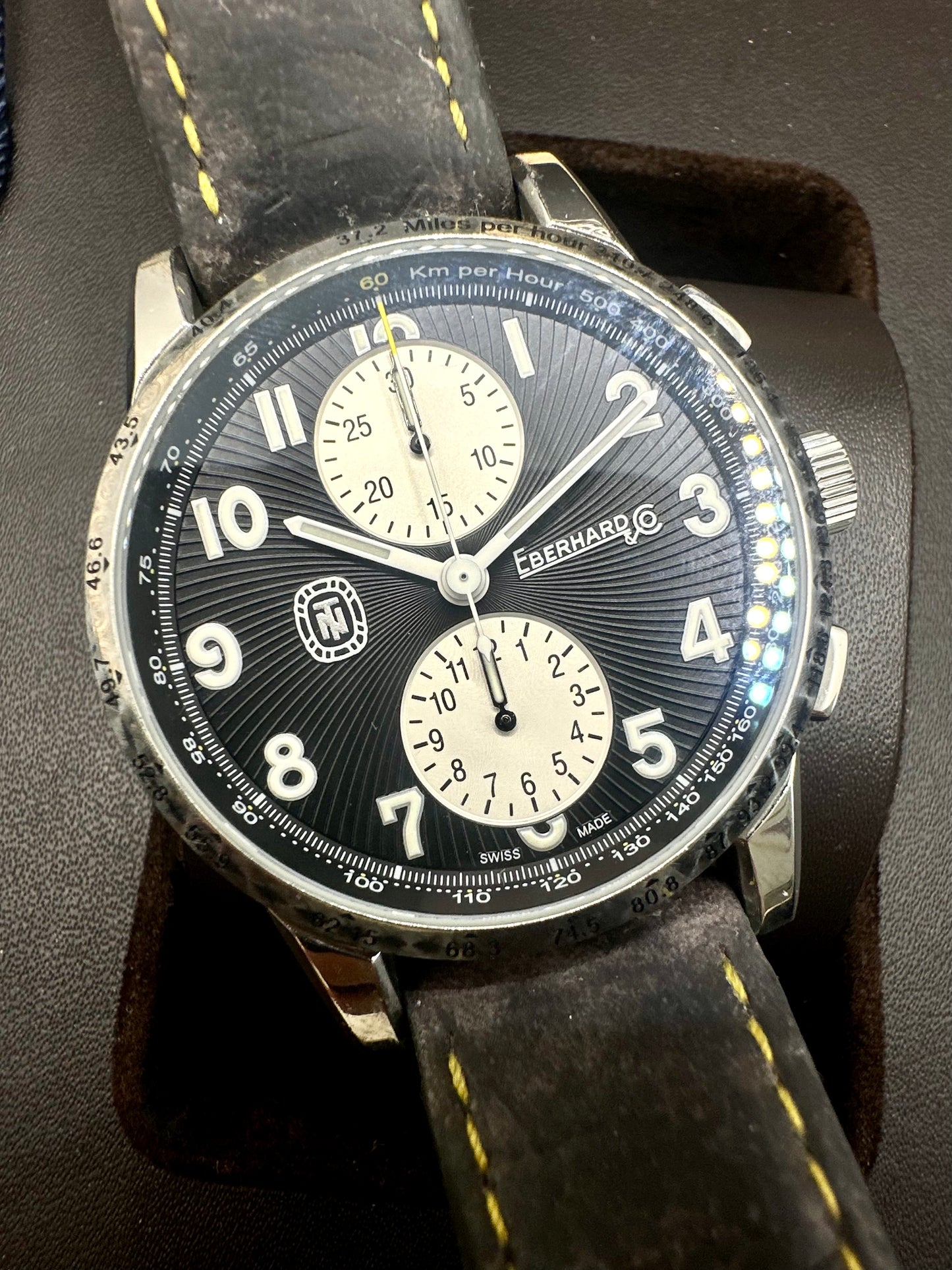 EBERHARD TAZIO NUVOLARI CHRONOGRAPH NEW REF 31076