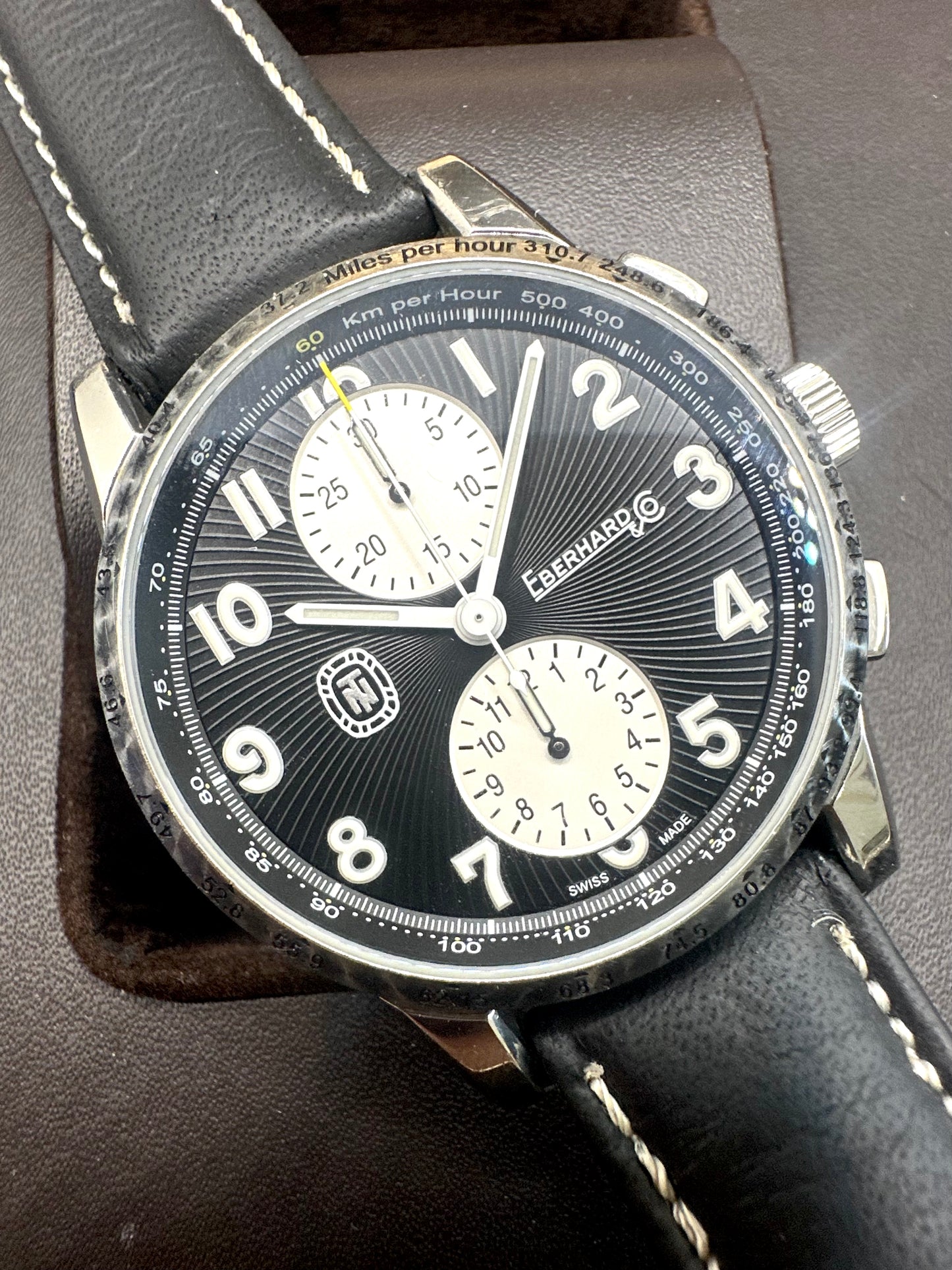 EBERHARD TAZIO NUVOLARI CHRONOGRAPH NEW REF 31076