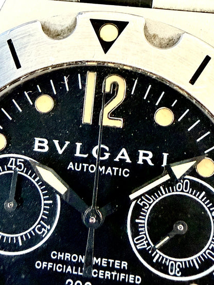 BVLGARI SCUBA CHRONOGRAPH AUTOMATIC 200m sub 38mm