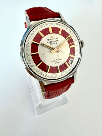 ZENITH AUTOSPORT DELUXE 28800 AUTOMATIC 
Dial Bitonale very rare