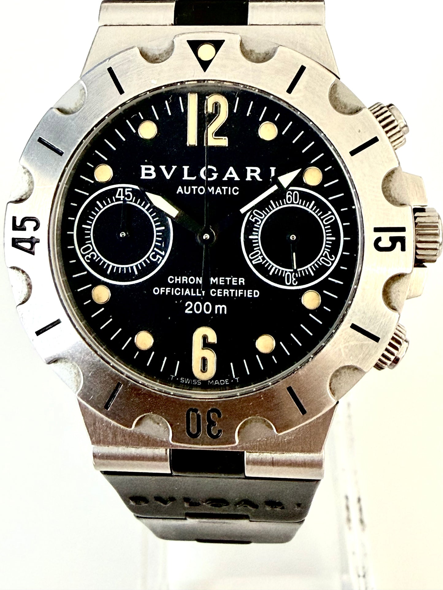 BVLGARI SCUBA CHRONOGRAPH AUTOMATIC 200m sub 38mm