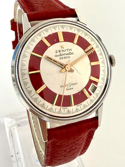 ZENITH AUTOSPORT DELUXE 28800 AUTOMATIC 
Dial Bitonale very rare