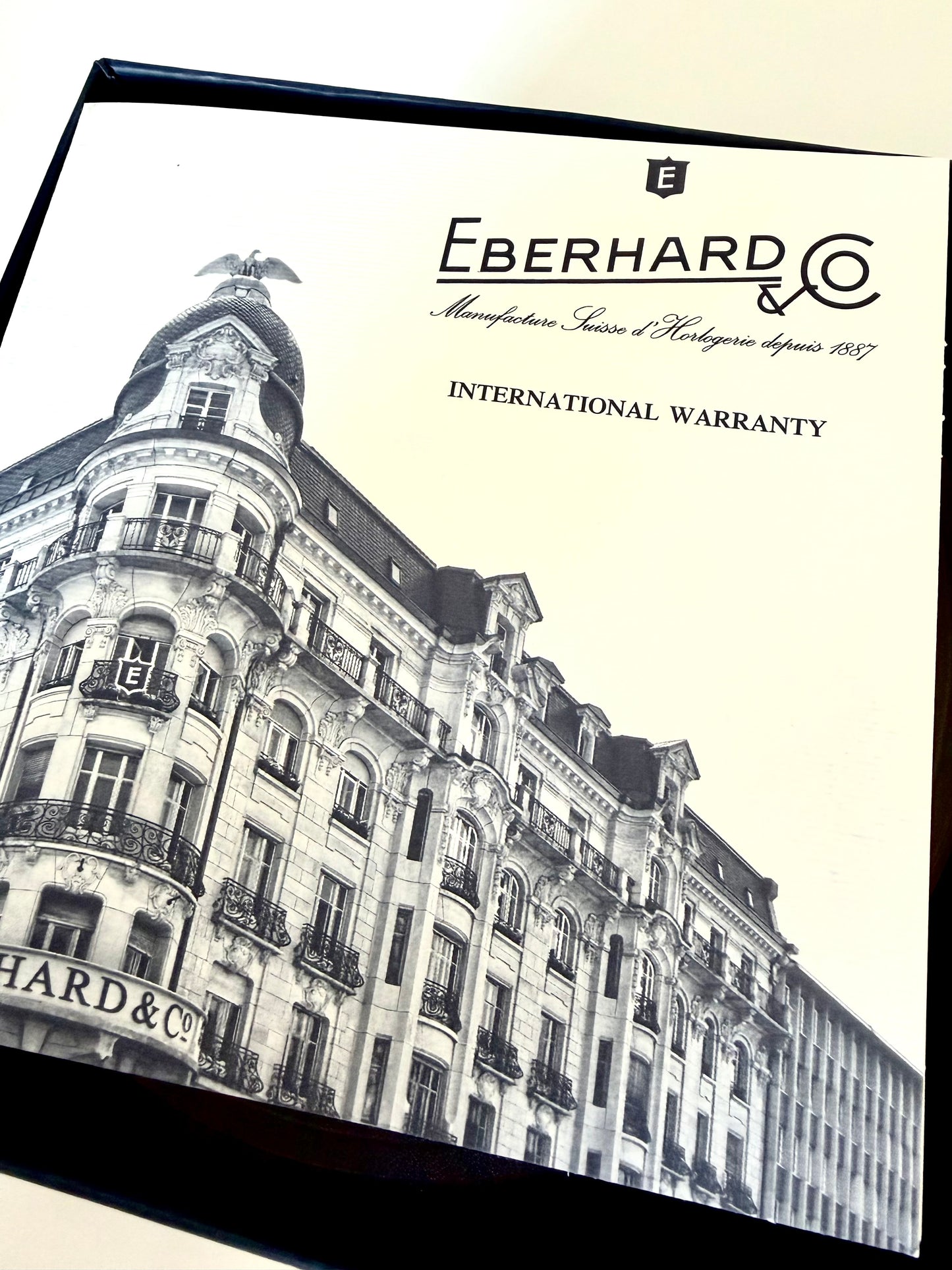 🔺EBERHARD & CO CHAMPION CHRONOGRAPH Ref. 31044.. Full set🔺